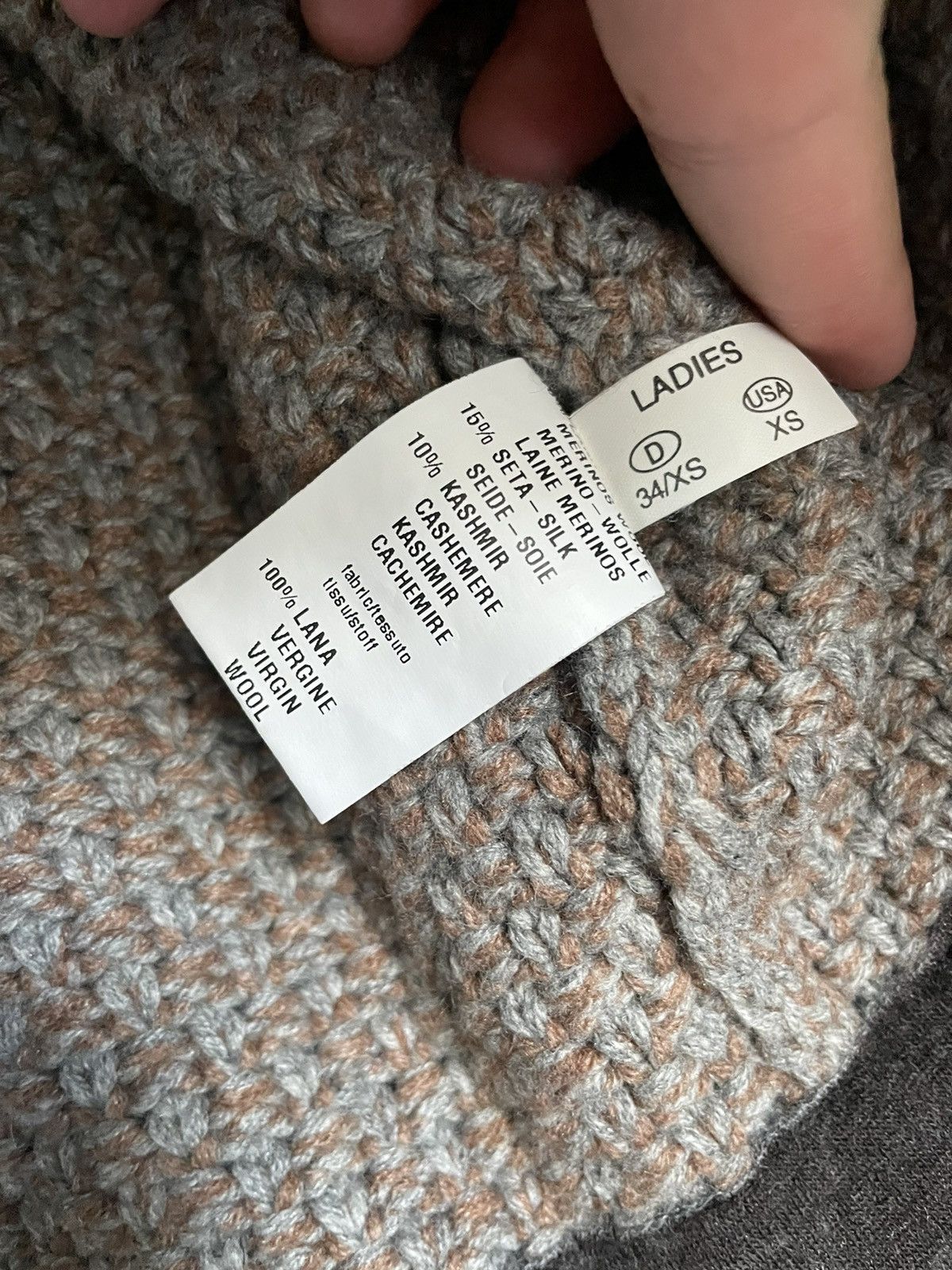 Fabiana Filippi Vintage Fabiana Filippi Cropped Knitwear Mohair Cardigan Y2K Size XS / US 0-2 / IT 36-38 - 6 Thumbnail