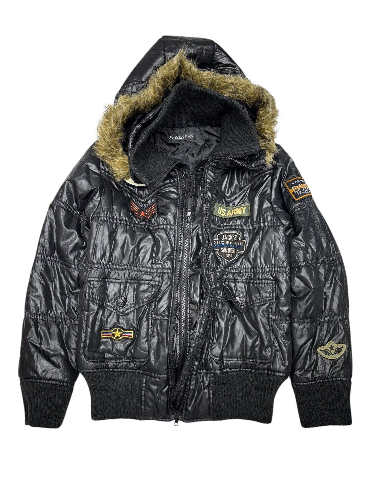 Kapital IfSixWasNine Lgb Fur Hood Double Layer Zip Puffer Jacket Size US S / EU 44-46 / 1 - 2 Thumbnail