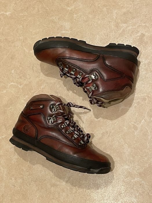 Supreme FW11 Supreme Timberland Euro Hiker Boot 'Maroon | Grailed