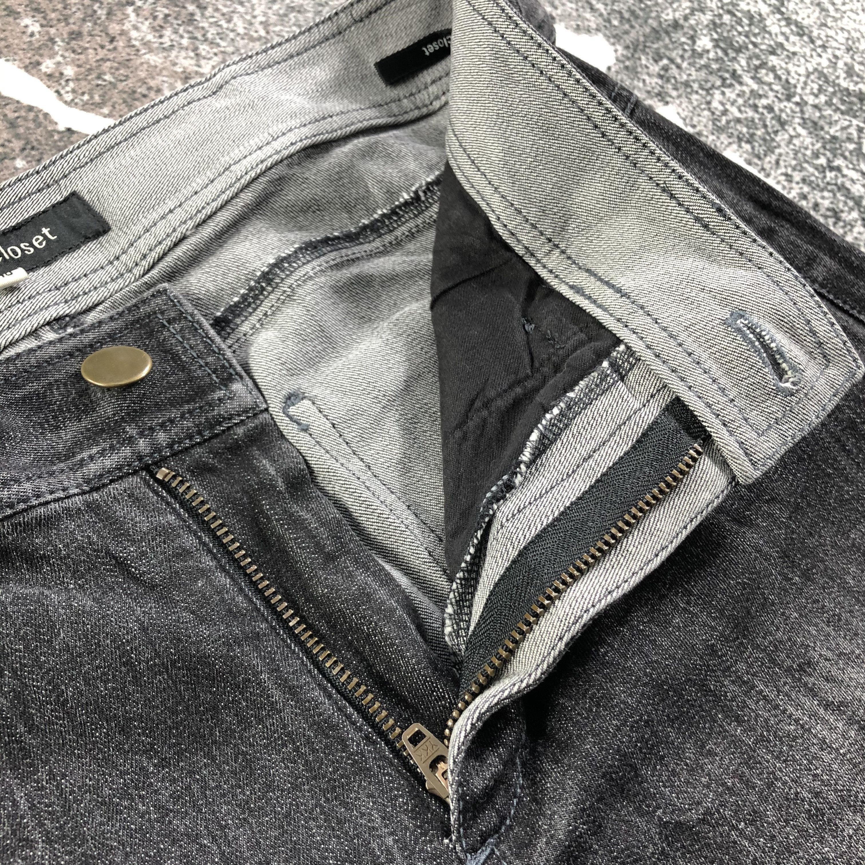 Japanese Brand Japanese Brand Bellus Closet Jeans Faded Black Dneim KJ1675 Size US 31 - 6 Thumbnail