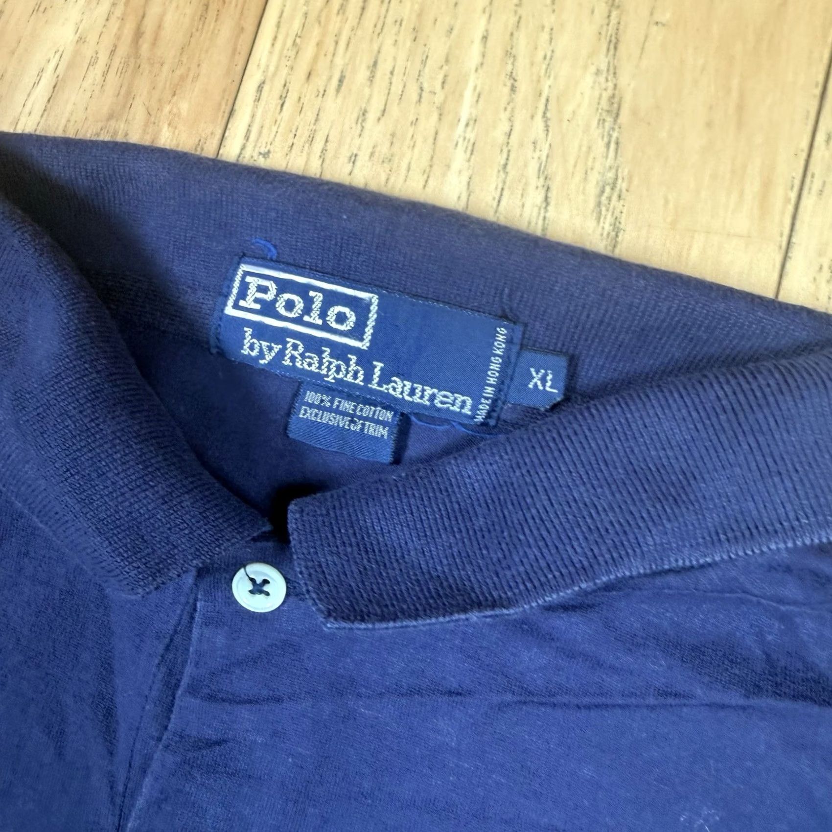 Ralph Lauren VINTAGE Polo Ralph Lauren Rugby Shirt Mens XL Scribble Logo Crown Crest Polo Rugby XL Blue Mens Size US XL / EU 56 / 4 - 4 Thumbnail