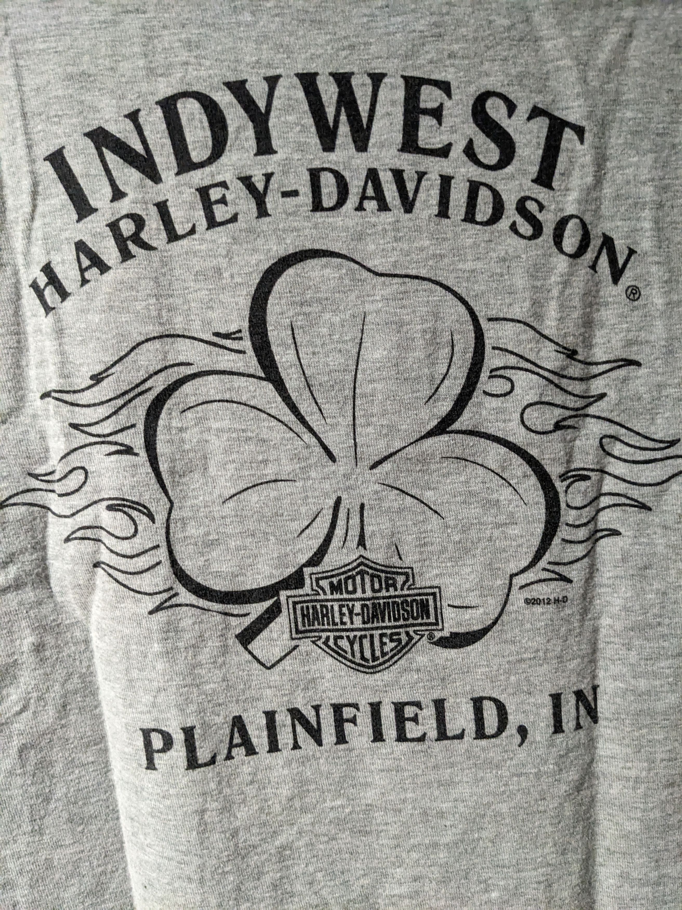 Harley Davidson × Vintage Vintage 2012 Harley Davidson Motorcycle Pin Up Girl T-Shirt Size US M / EU 48-50 / 2 - 6 Thumbnail