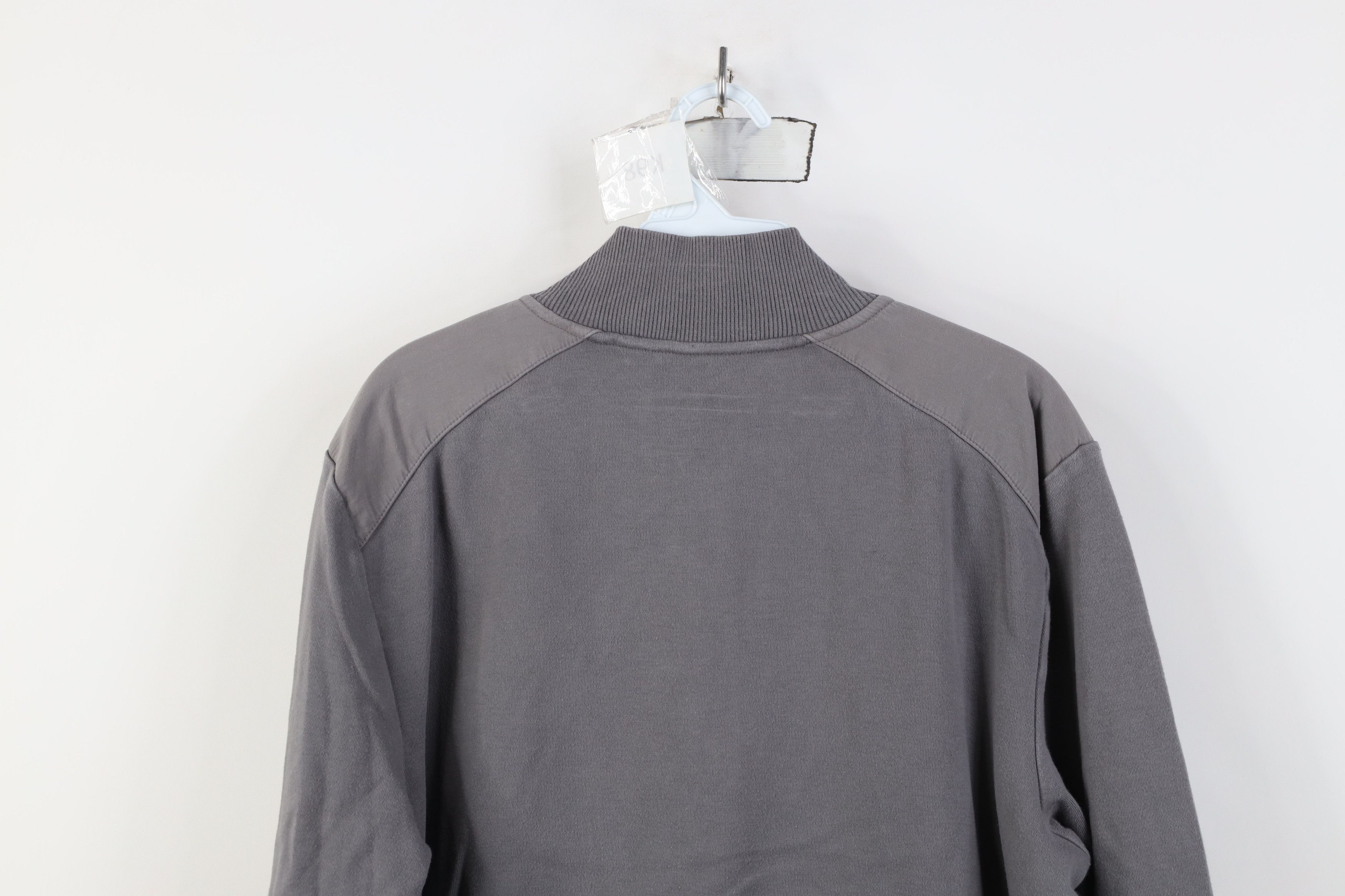 Armani Exchange Armani Exchange Spell Out Half Zip Pullover Sweater Gray Size US L / EU 52-54 / 3 - 13 Thumbnail