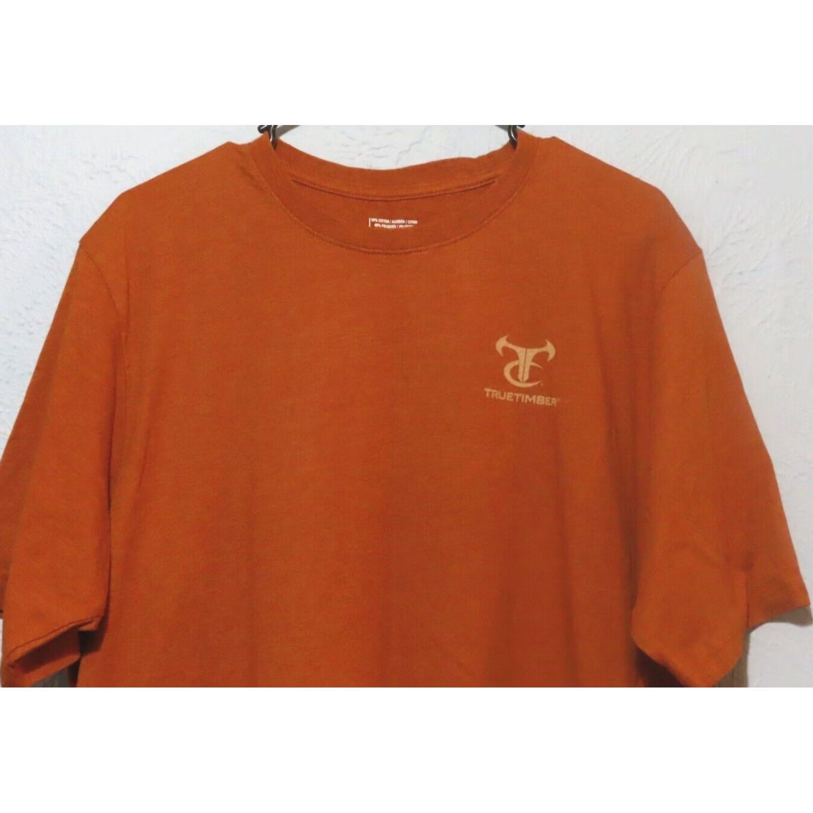 Logo 7 TrueTimber Mens T-Shirt 2XL Brown Logo Deer Scene Back Graphic Print Crew Neck Short Sleeve Wildlife Shirt Mens Size US XXL / EU 58 / 5 - 3 Thumbnail