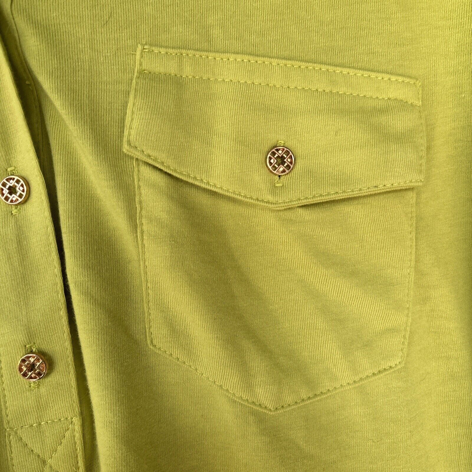 Other Emily Daniels Shirt Blouse Women’s XL Green Business Stretch Size XL / US 12-14 / IT 48-50 - 7 Thumbnail