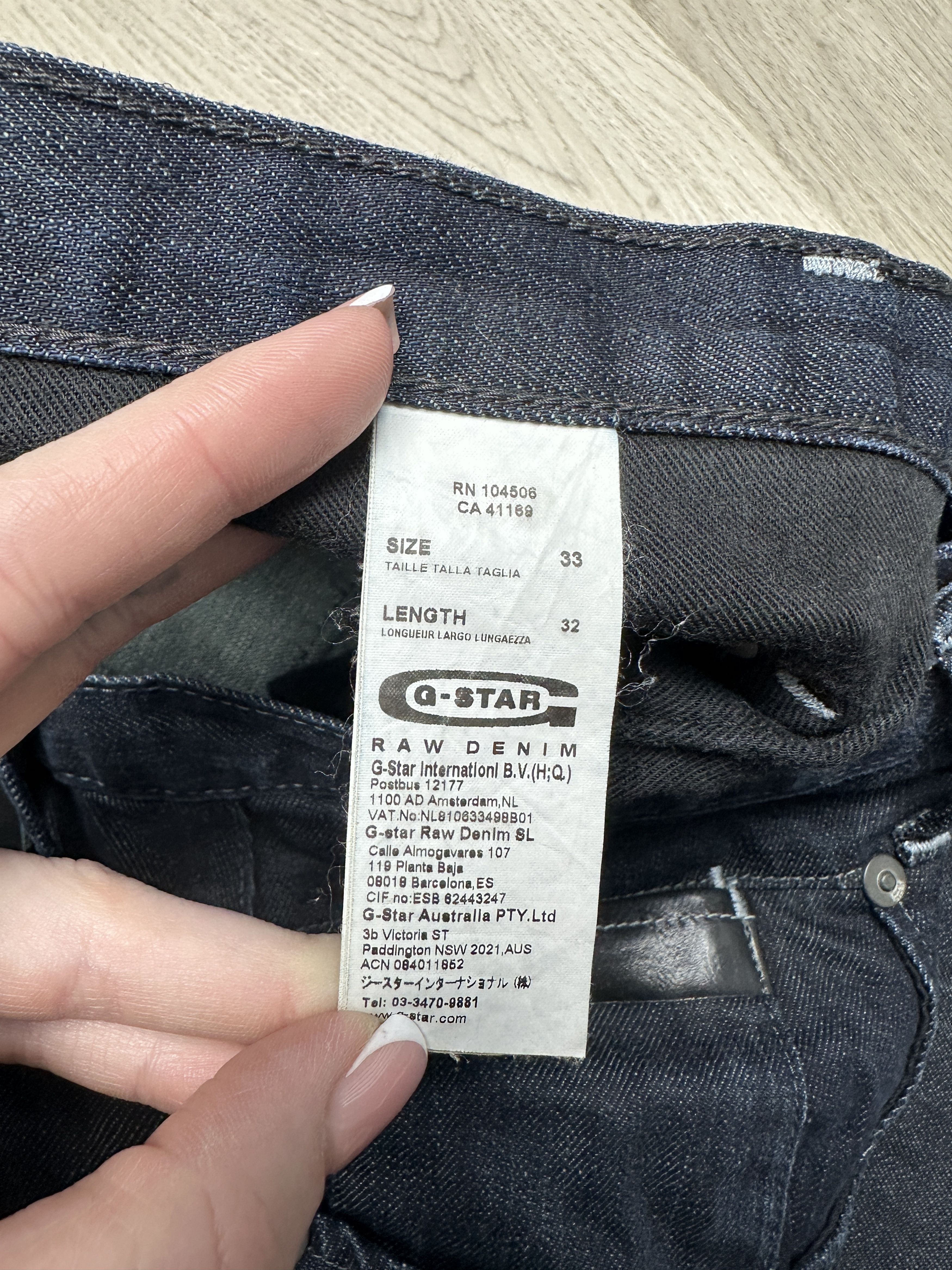 G-Star G Star Raw Blade Loose Mens Denim Pants Jeans Size US 33 - 4 Thumbnail