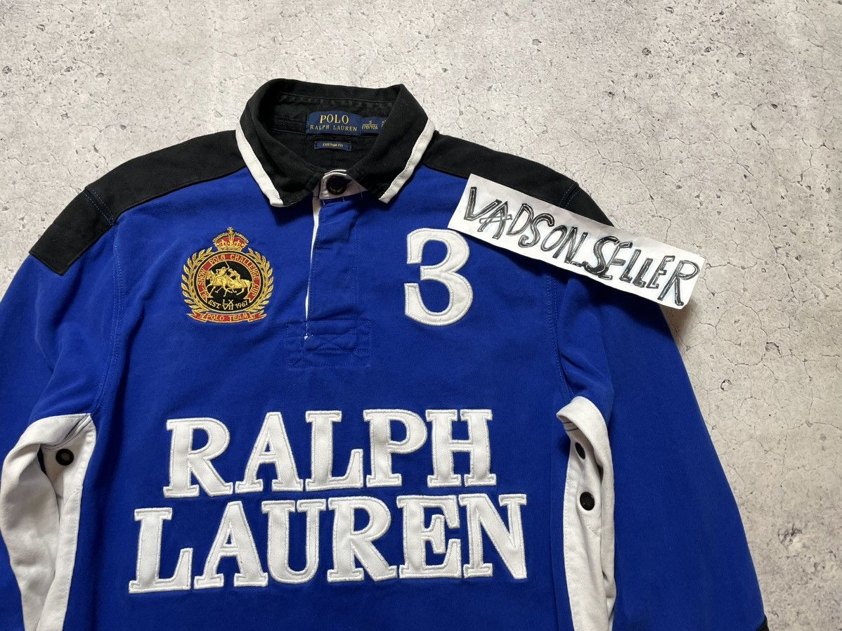 Polo Ralph Lauren Vintage Rugby Sweatshirt Polo Ralph Lauren #3 PRL Big Logo Size US S / EU 44-46 / 1 - 5 Thumbnail