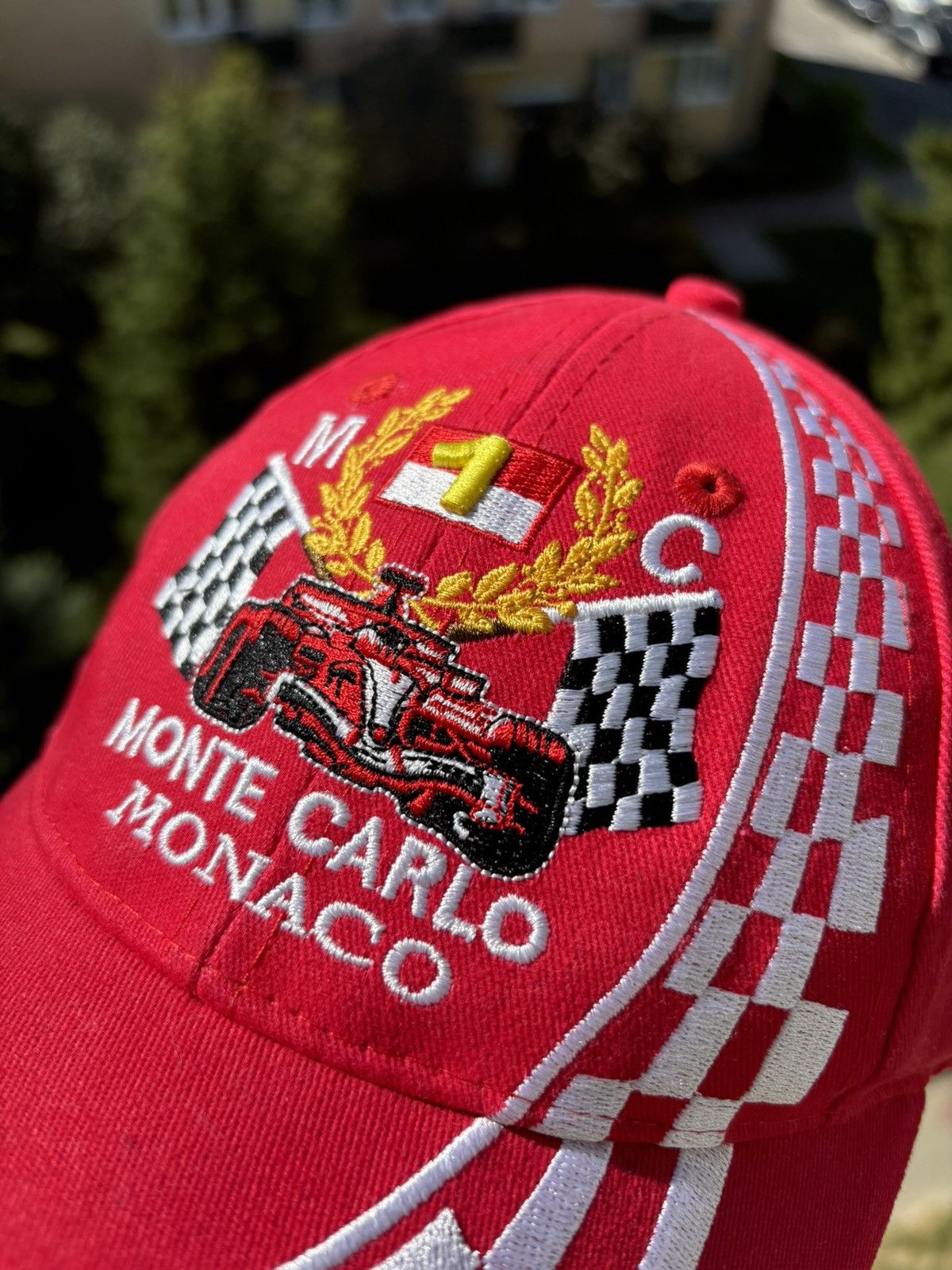Formula 1 × Vintage Monaco Monte Carlo vintage Formula 1 Cap Size ONE SIZE - 5 Thumbnail
