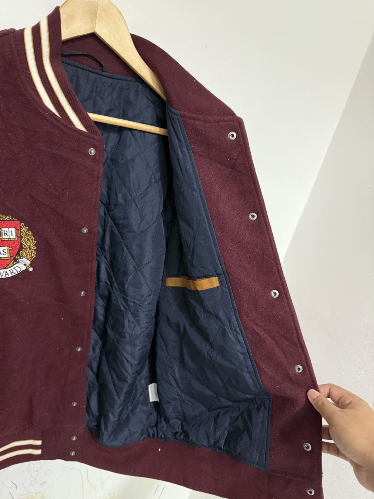 GU Vintage Harvard x GU Bomber Varsity Jacket Size US L / EU 52-54 / 3 - 6 Thumbnail