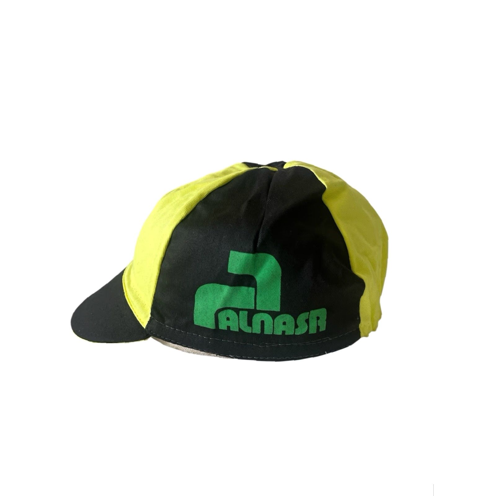 Vintage VINTAGE Palnasr Cycling Cap Mens OSFA 90s Black Neon Cotton Deadstock NWOT 80s Size ONE SIZE - 2 Thumbnail