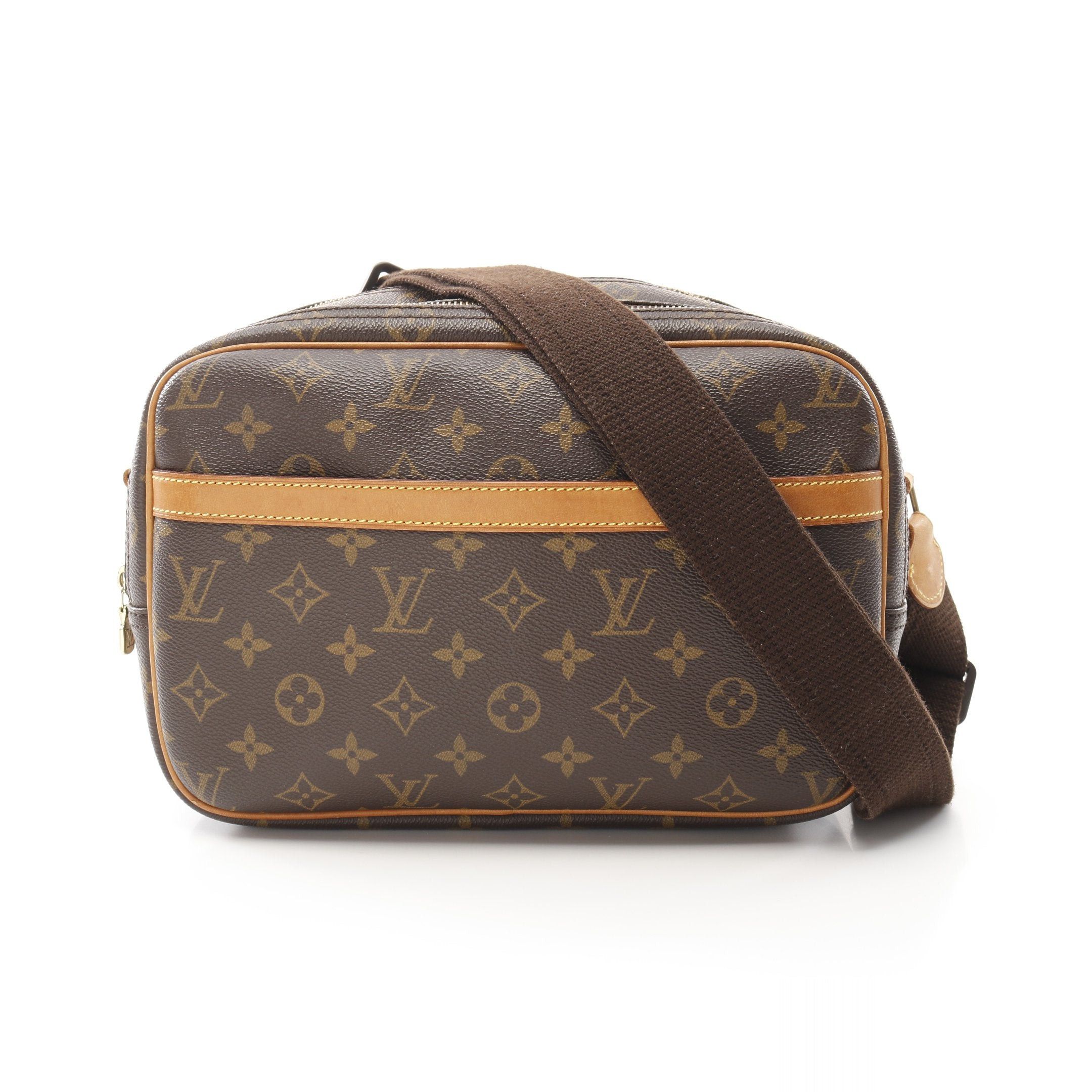 Louis Vuitton Louis Vuitton Reporter Pm Monogram Shoulder Bag Leather Brown Size ONE SIZE - 1 Thumbnail
