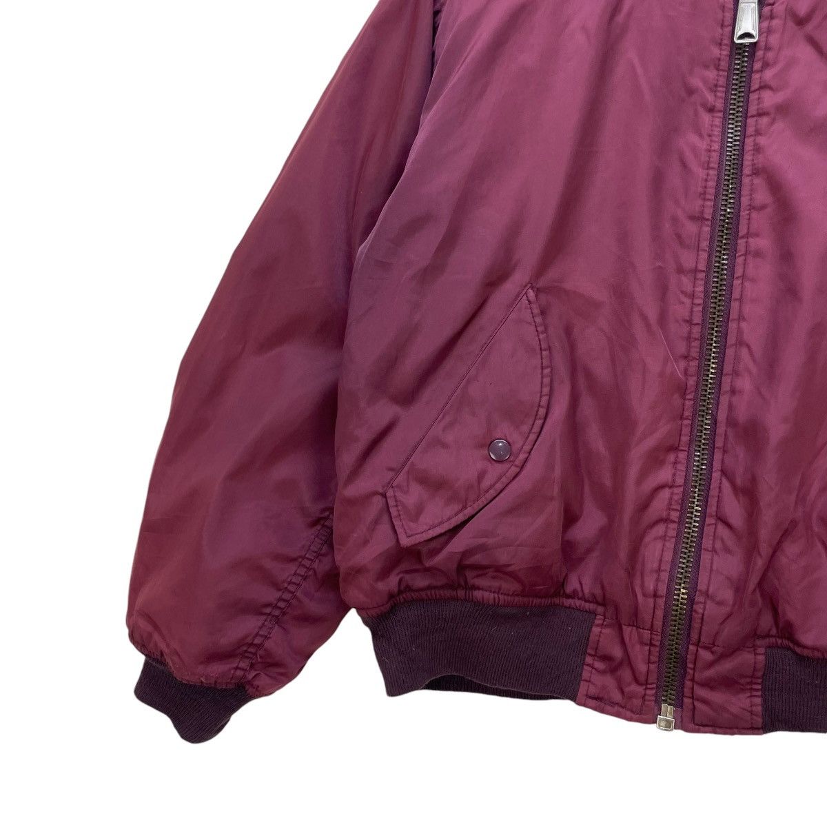 Alpha Industries 🗣️Vintage Bomber Maroon Ma 1 Jacket Size US M / EU 48-50 / 2 - 5 Thumbnail