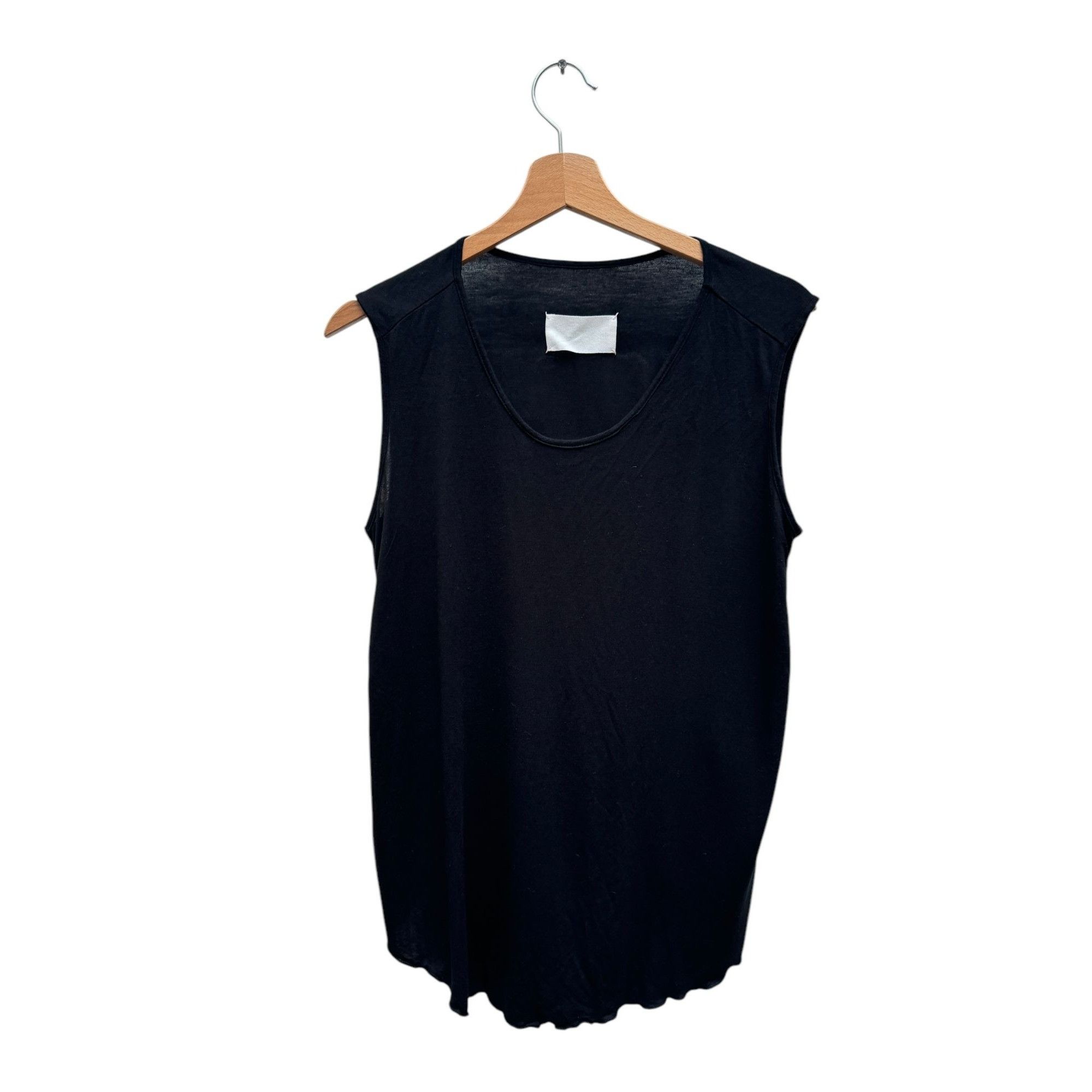 Maison Margiela SS 2004 Black Viscose Silk Top Size M / US 6-8 / IT 42-44 - 1 Thumbnail