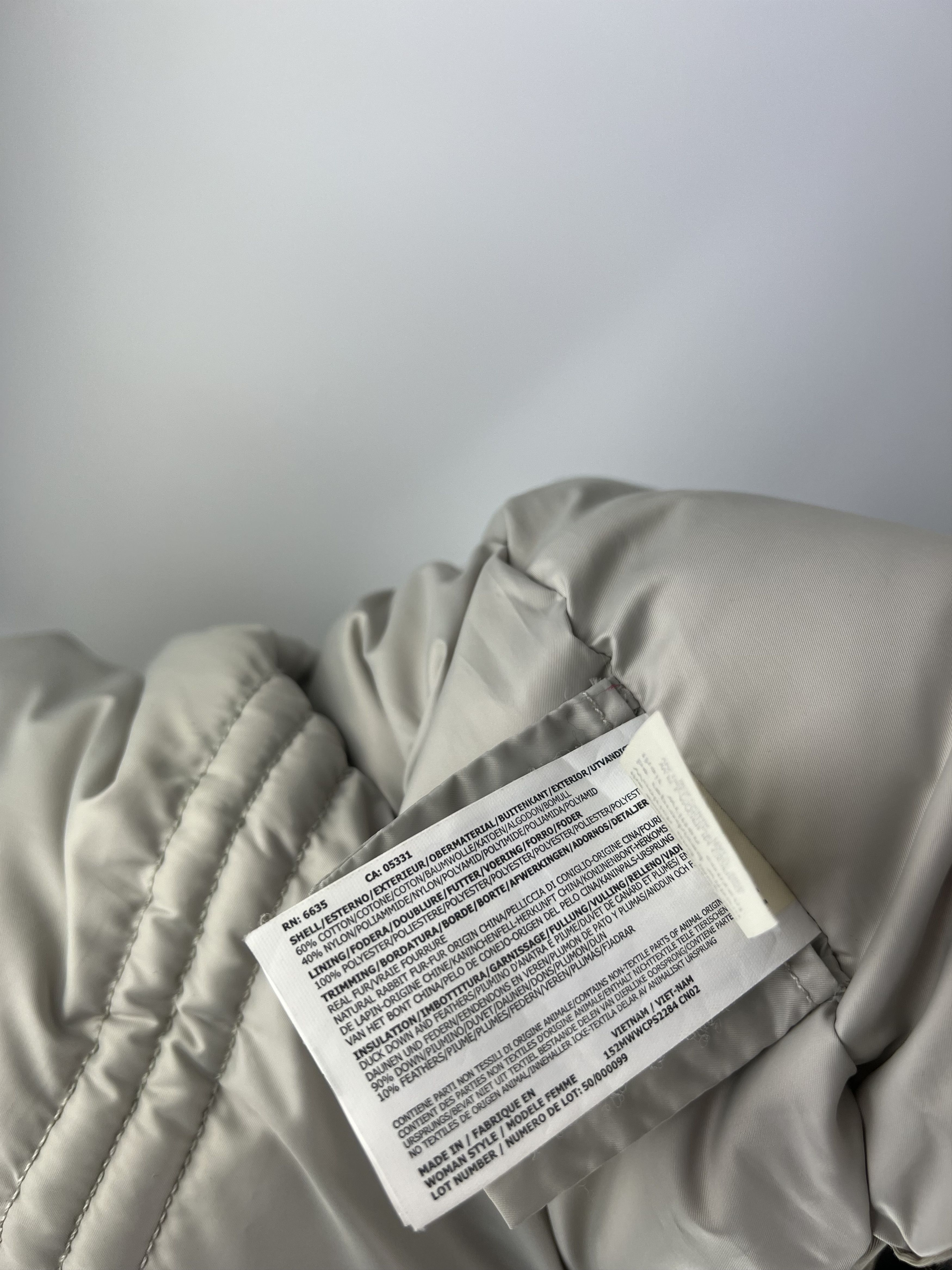 Woolrich Woolen Mills Woolrich Women's Beige Down Hooded Jacket Size L / US 10 / IT 46 - 9 Thumbnail