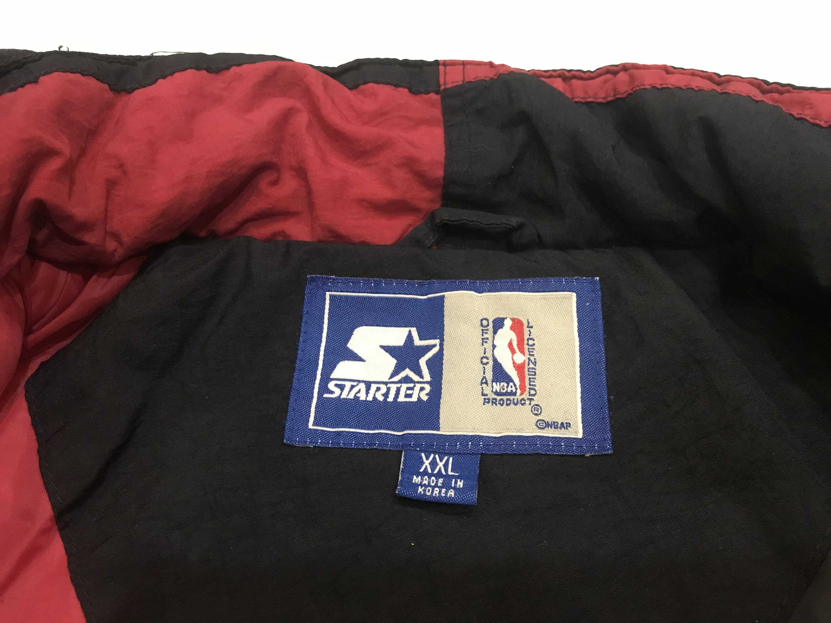 NBA × Starter × Vintage Vintage Starter NBA Chicago Bulls Puffer Jacket Size US XXL / EU 58 / 5 - 3 Thumbnail