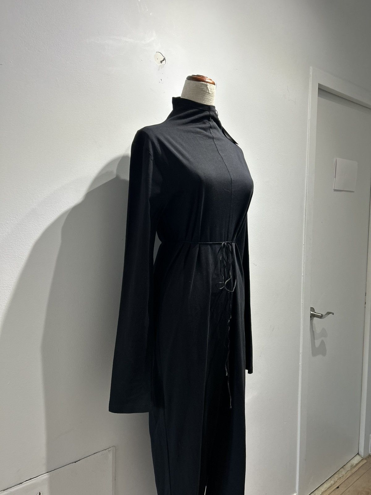 Raf Simons Funnel Jersey Jumpsuit with Logo Size 28" / US 6 / IT 42 - 2 Thumbnail
