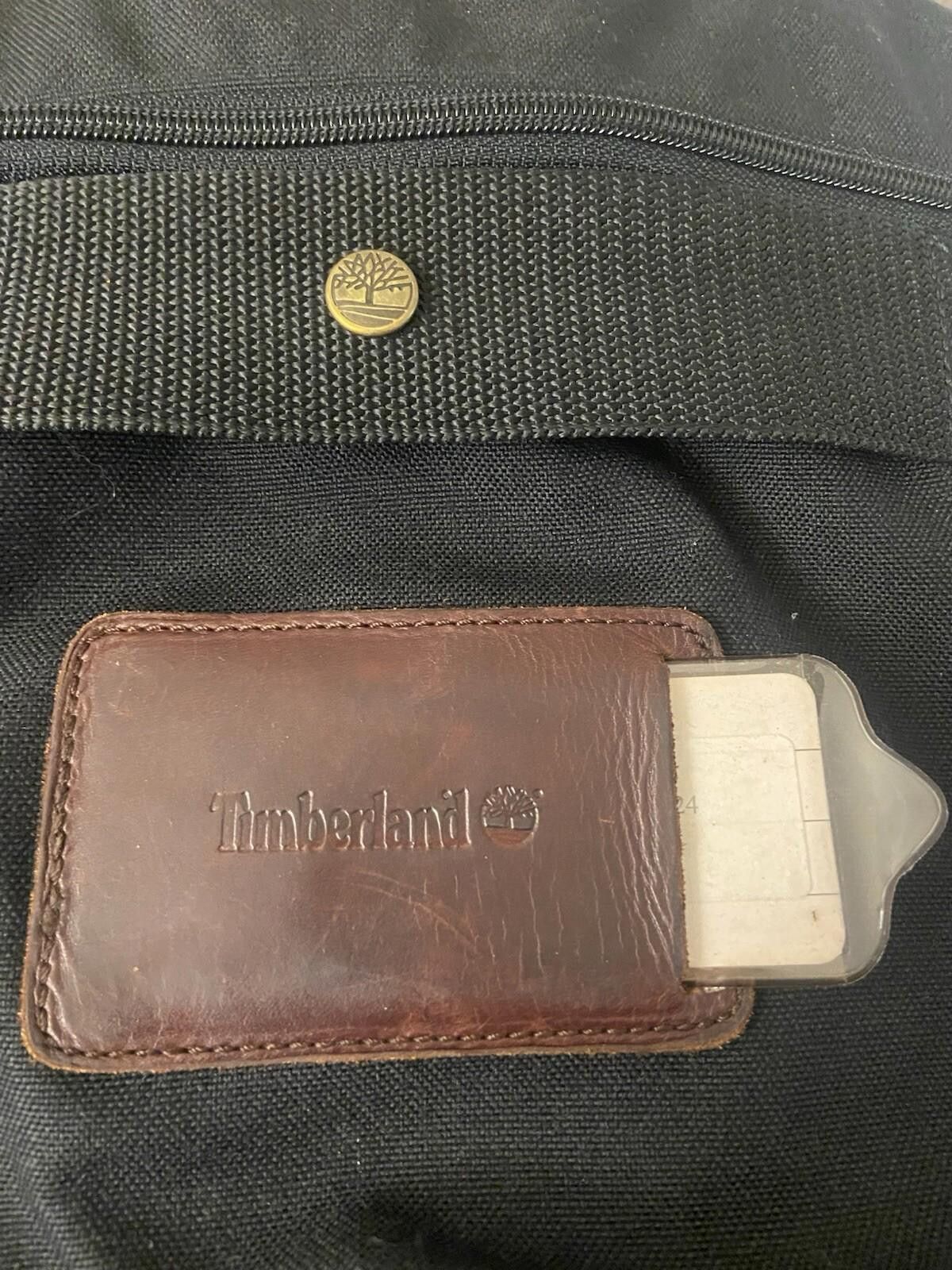 Timberland Timberland canvas leather smaller duffle travel carry on bag Size ONE SIZE - 9 Thumbnail