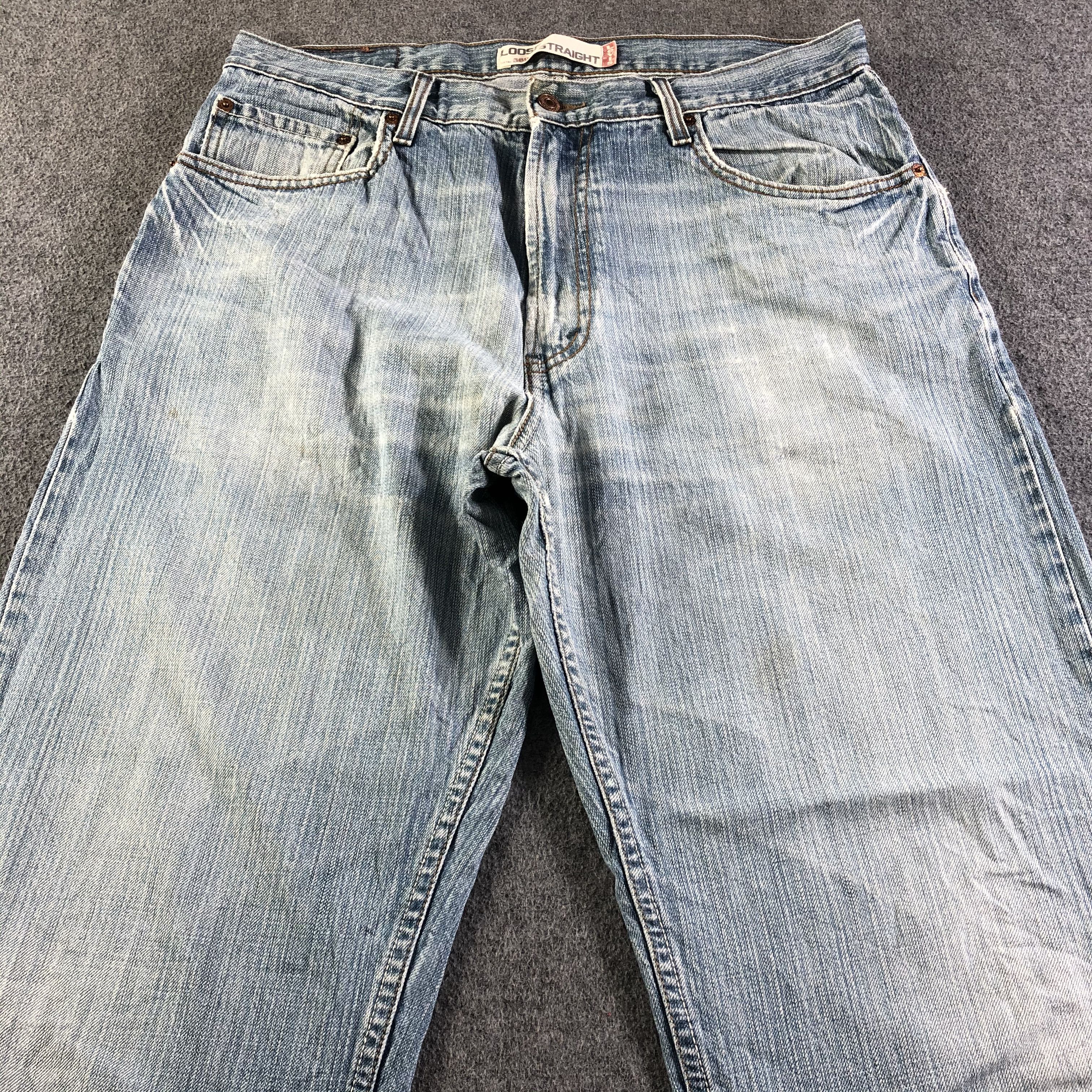 Levi's Vintage Levis 569 Jeans-J4418 Size US 35 - 3 Thumbnail