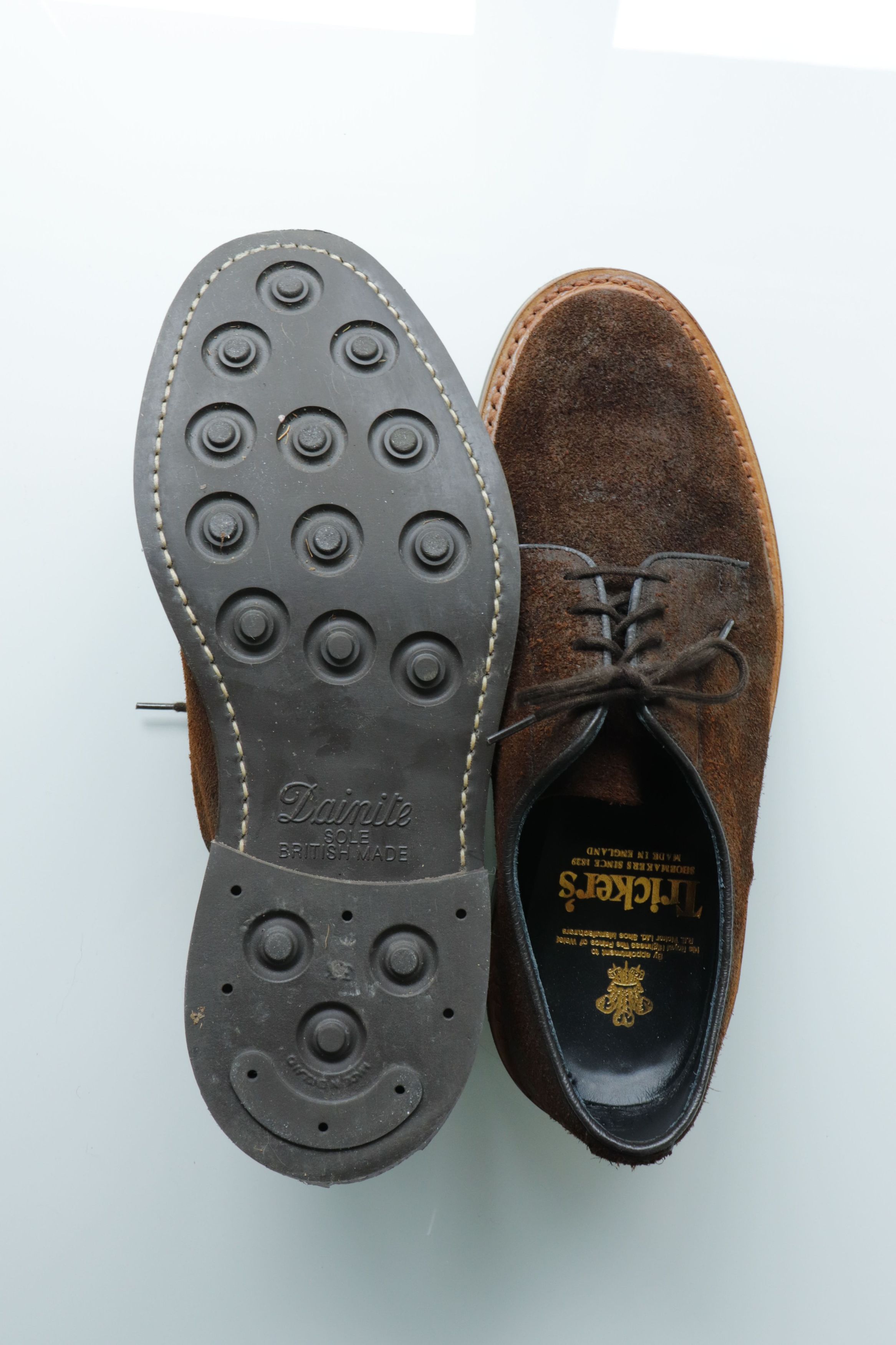 Tricker's Robert Derby in Rough-Out Suede Size US 8.5 / EU 41-42 - 3 Thumbnail