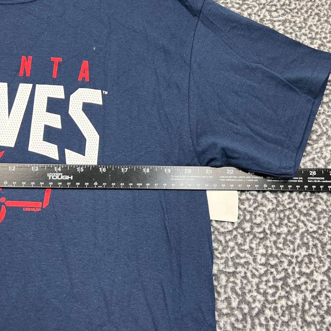 MLB Atlanta Braves Shirt Men Blue MLB Crew Neck Cotton New L Size US L / EU 52-54 / 3 - 4 Thumbnail
