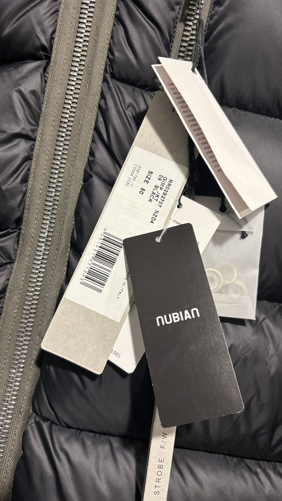 Rick Owens Rick Owens FW22 Strobe Gimp Puffer Jacket Size US L / EU 52-54 / 3 - 10 Thumbnail