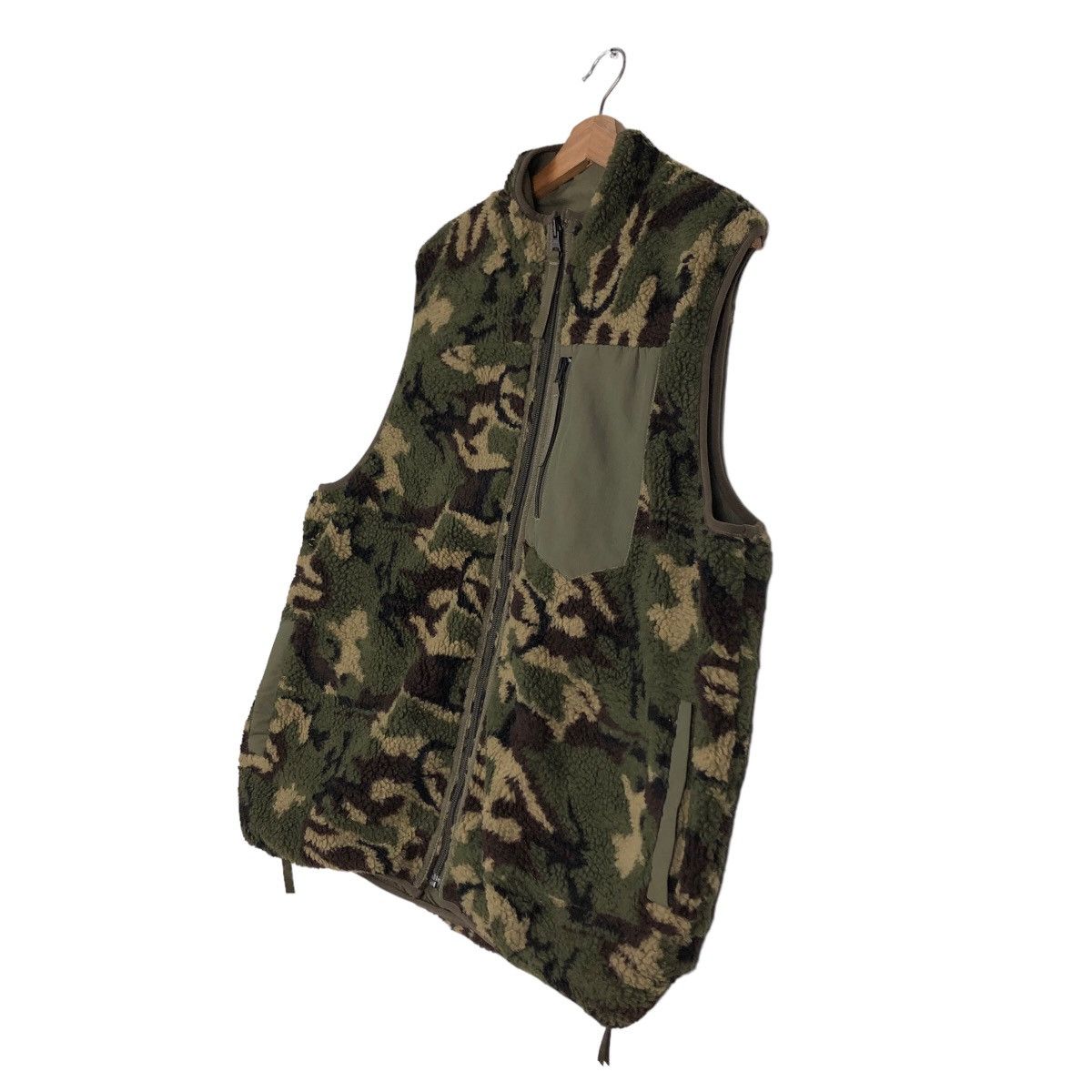 Japanese Brand 🔥Vintage Reversible Vest Jacket Camo Houston Military Size US XL / EU 56 / 4 - 2 Thumbnail