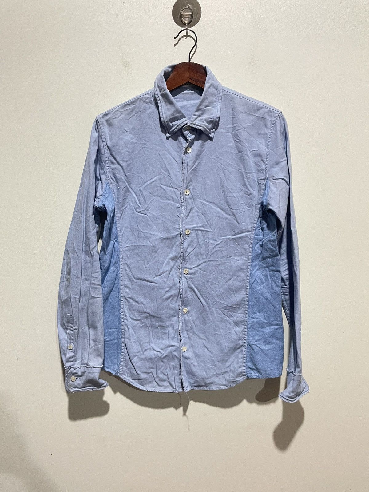 Japanese Brand Vadel Two Tone Shirt Size US S / EU 44-46 / 1 - 1 Thumbnail
