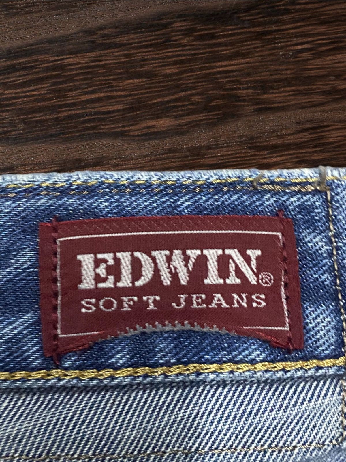 Japanese Brand Vintage Japanese Brand Edwin 703 Blue Wash Distressed Jeans Size US 30 / EU 46 - 10 Thumbnail