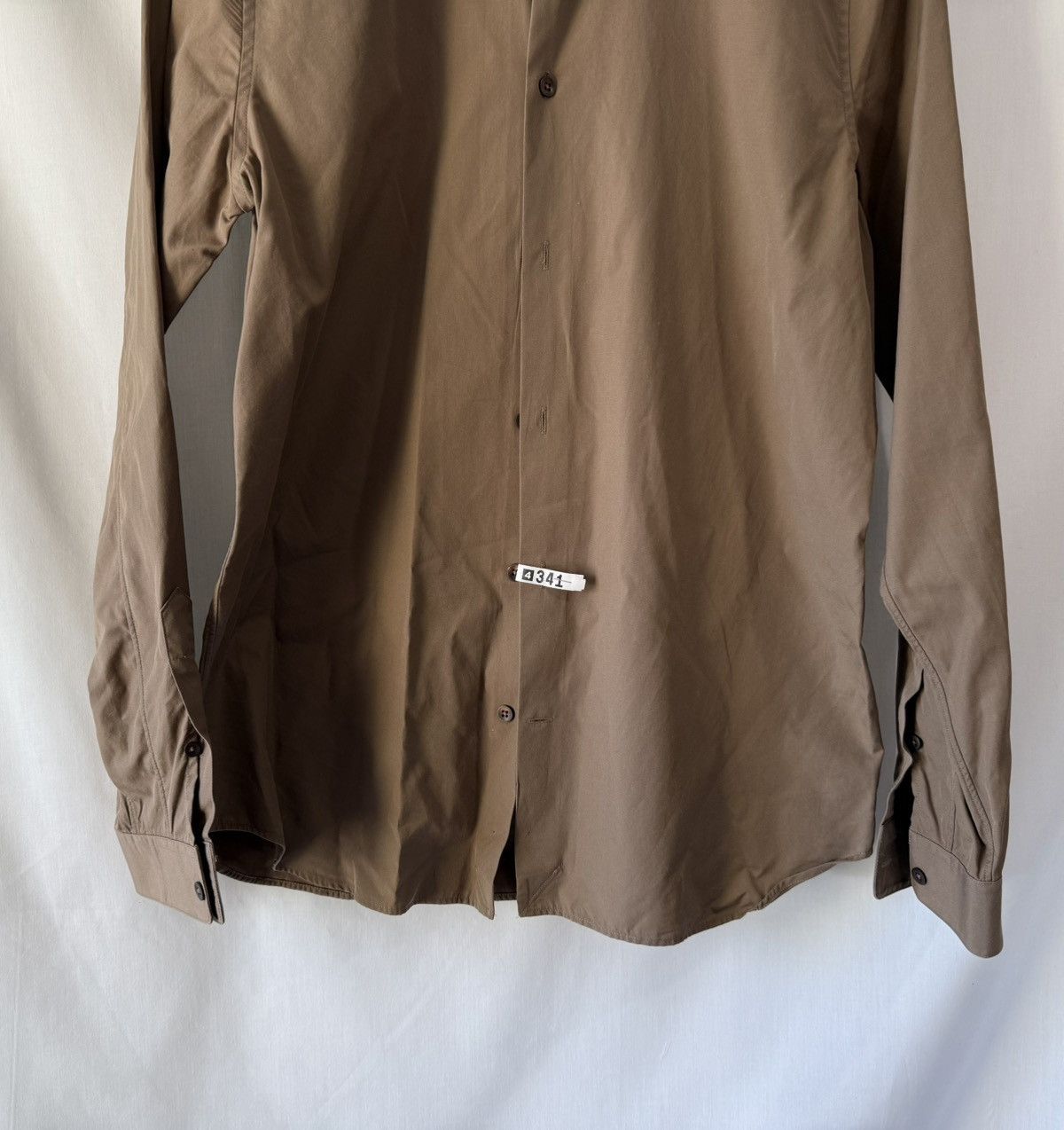 Lacoste Lacoste Live Shirt Brown Size 40L - 6 Thumbnail