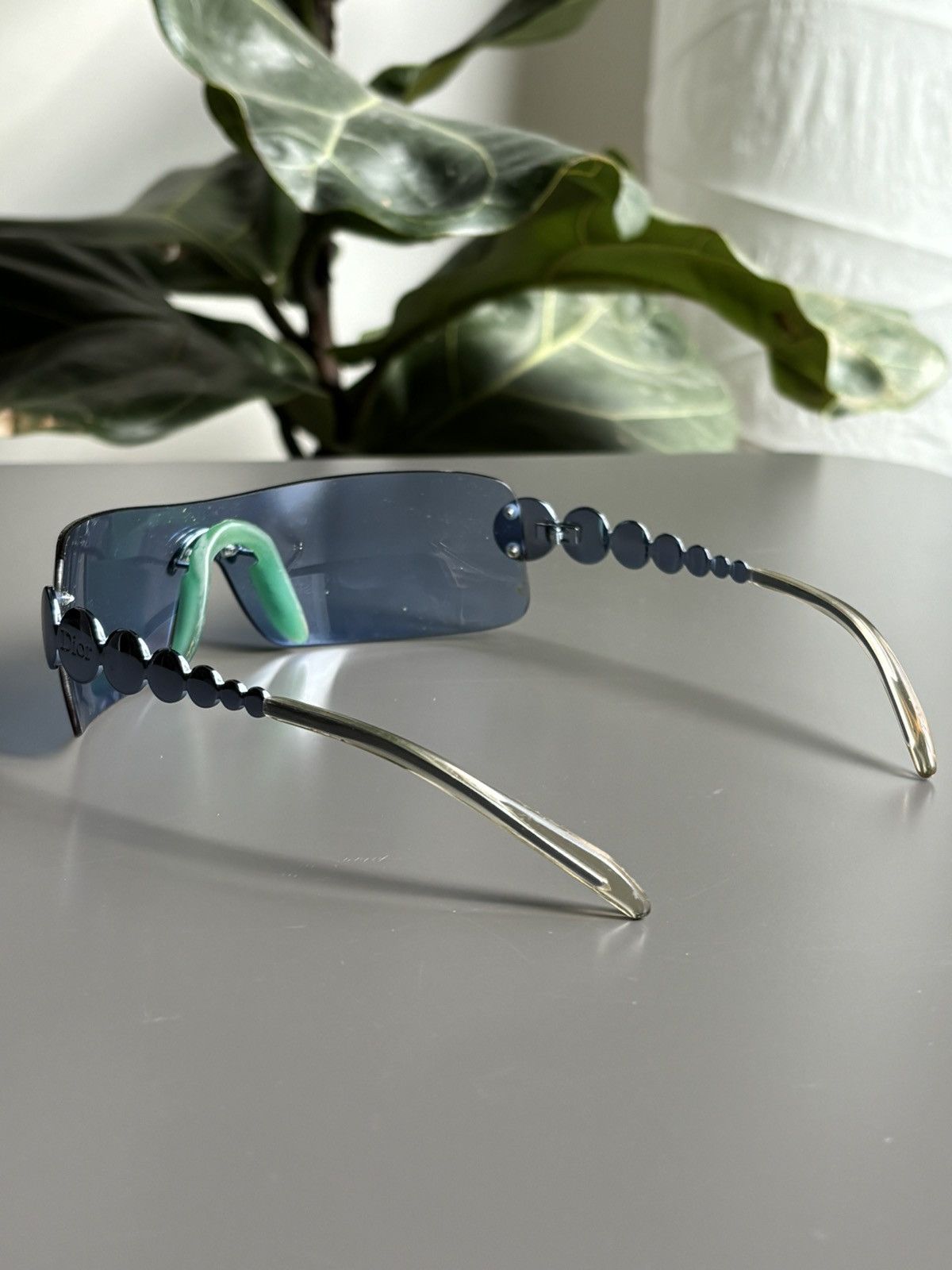 Dior Dior Sunglasses Ruthenium Millenium Mask Shield Sport Bike Size ONE SIZE - 4 Thumbnail