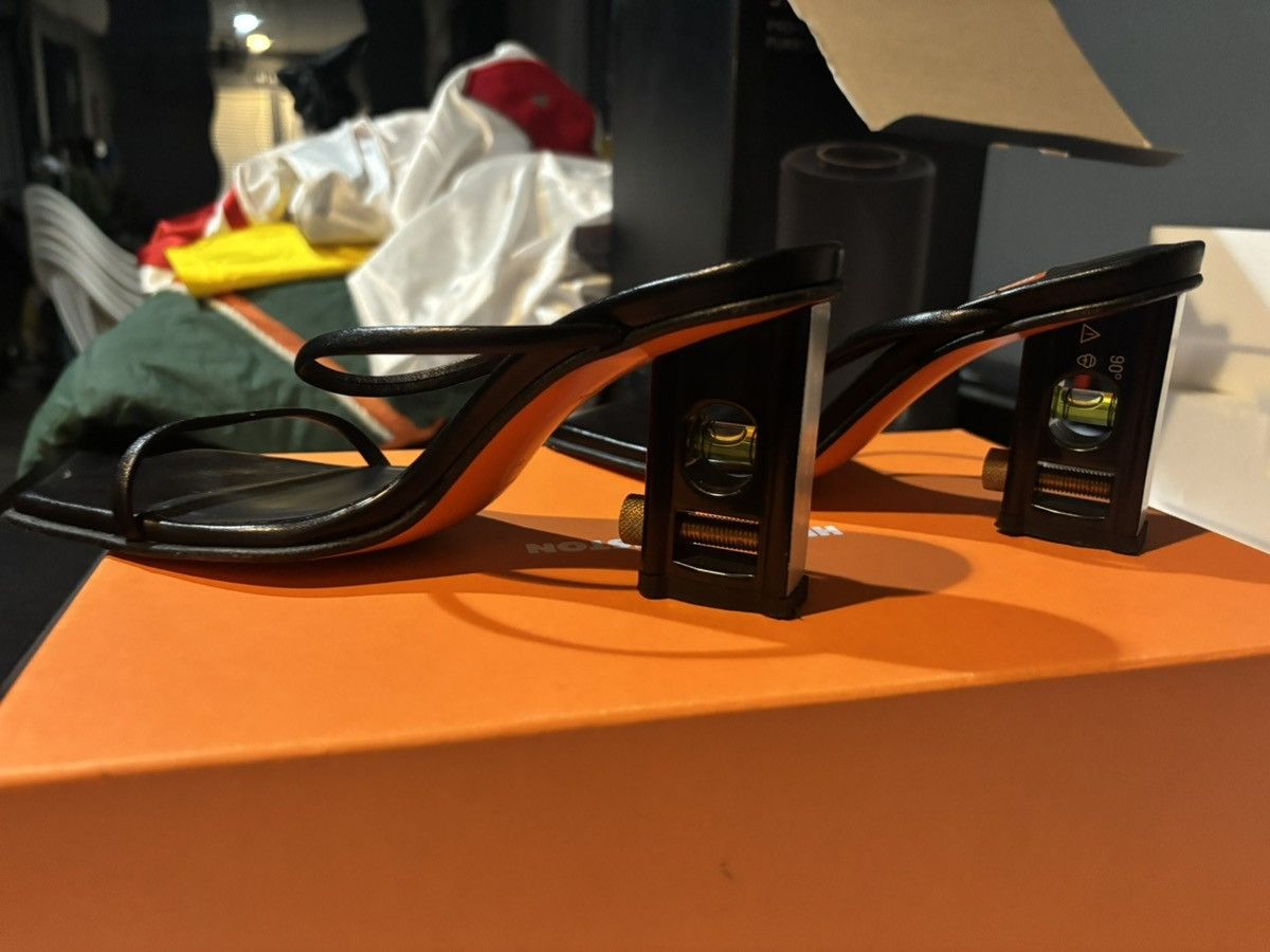 Heron Preston HERON PRESTON LEVEL-HEEL BLACK SANDALS SIZE 6.5 WOMEN 37 Size US 6.5 / IT 36.5 - 7 Thumbnail