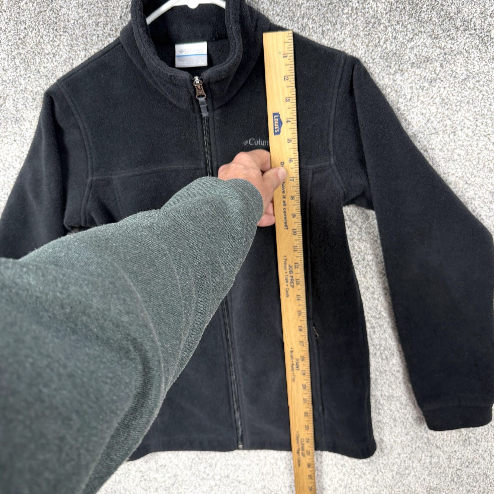 Vintage Columbia Jacket Mens Large Black Full Zip Warm Fleece Outdoor Pockets WB6760 Size US L / EU 52-54 / 3 - 2 Thumbnail