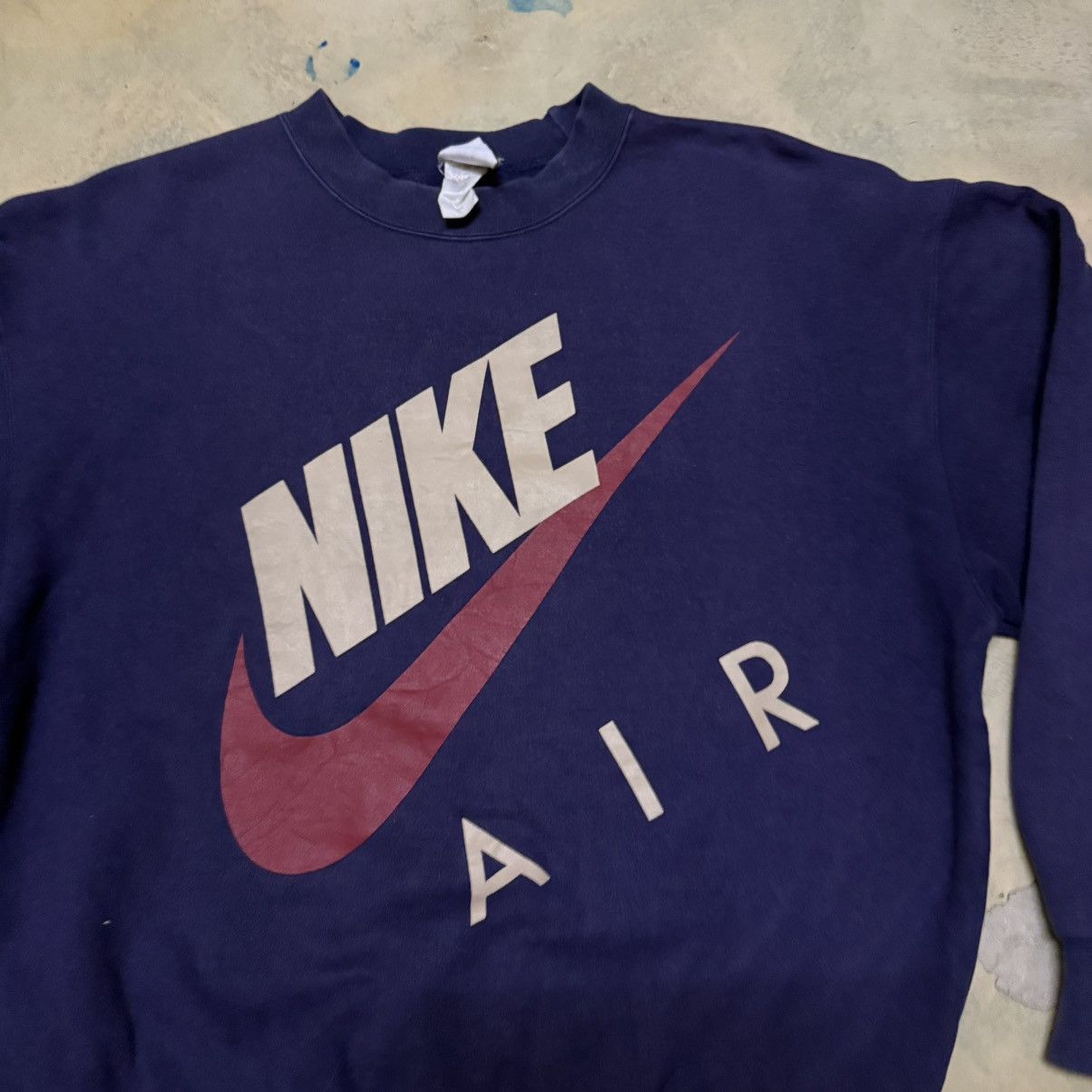 Nike Vintage Nike Air Big Logo Big Logo Grey Tag Size US M / EU 48-50 / 2 - 3 Thumbnail