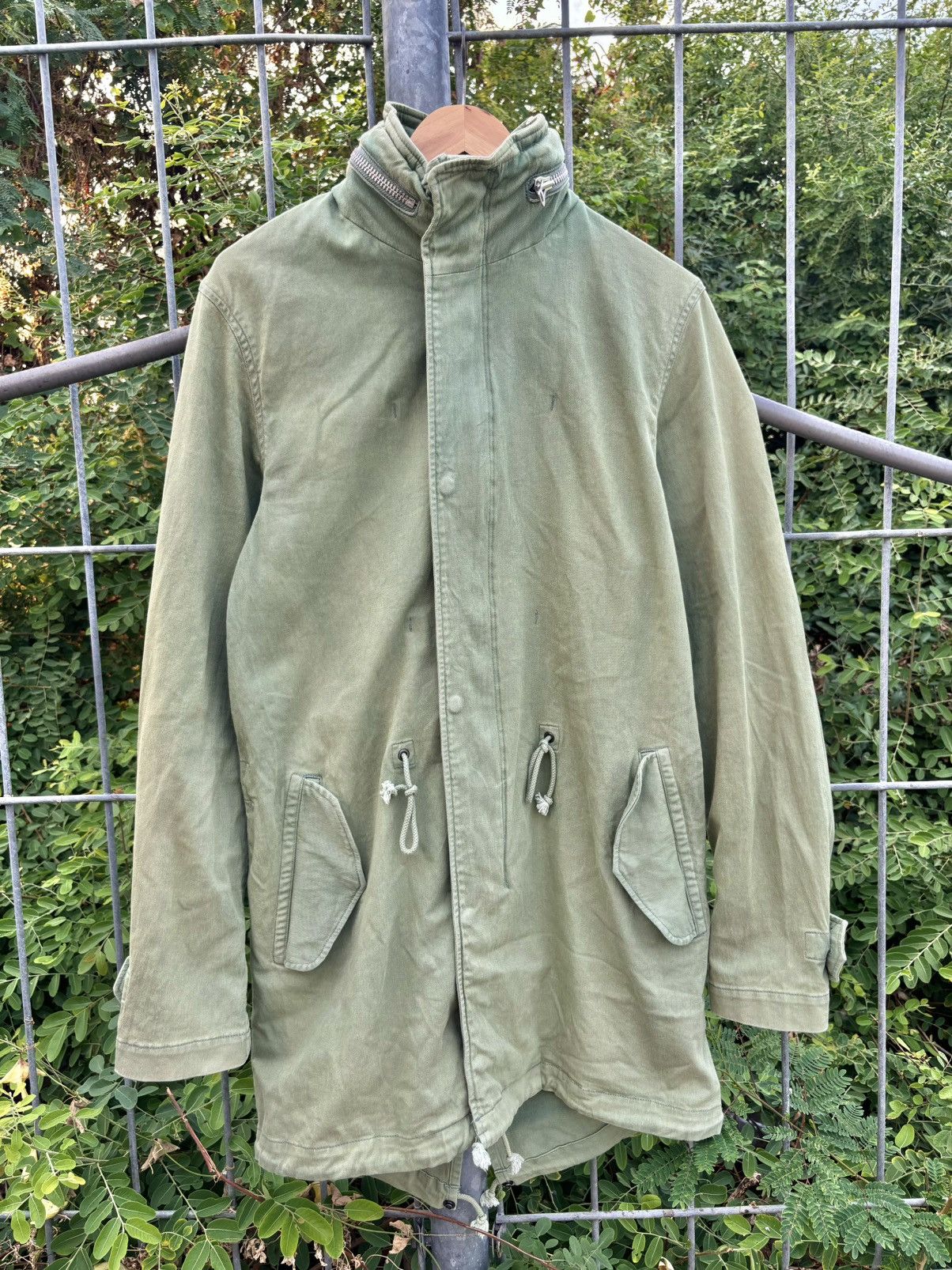 CABANE de ZUCCa FADED ZUCCA BY ISSEY MIYAKE ZIP JACKET COAT Size US S / EU 44-46 / 1 - 1 Thumbnail
