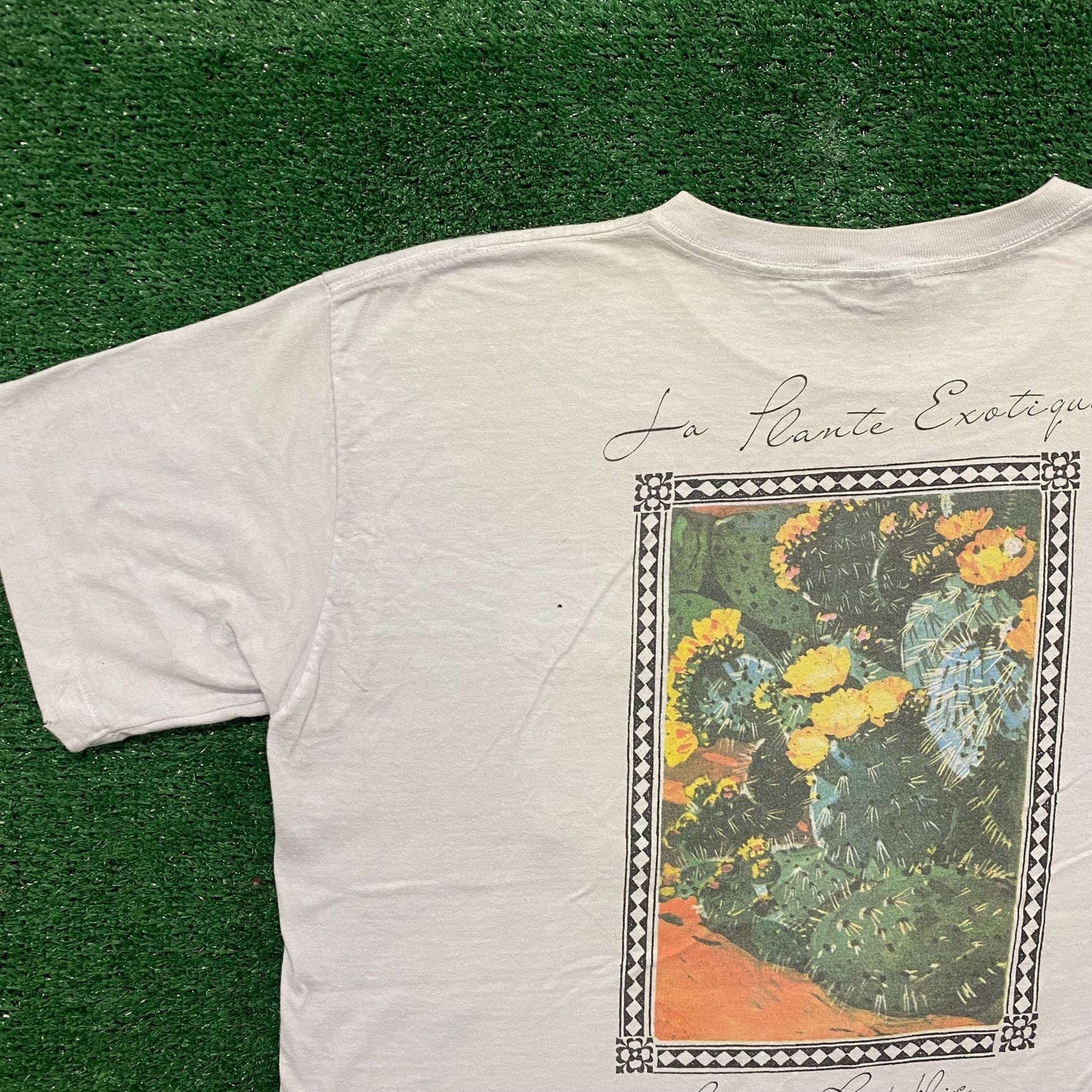 Banana Republic Floral Nature Painting Tee Vintage 90s Single Stitch T-Shirt Size US XL / EU 56 / 4 - 2 Thumbnail