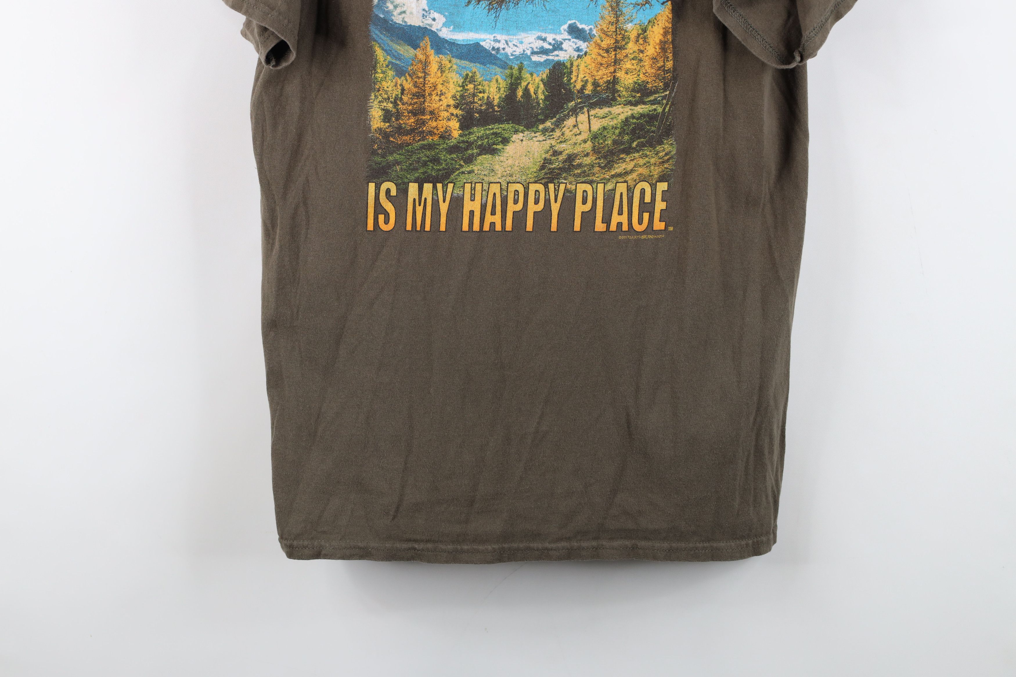 Vintage Y2K Streetwear Is My Happy Place Shepherds Spring T-Shirt Size US M / EU 48-50 / 2 - 3 Thumbnail