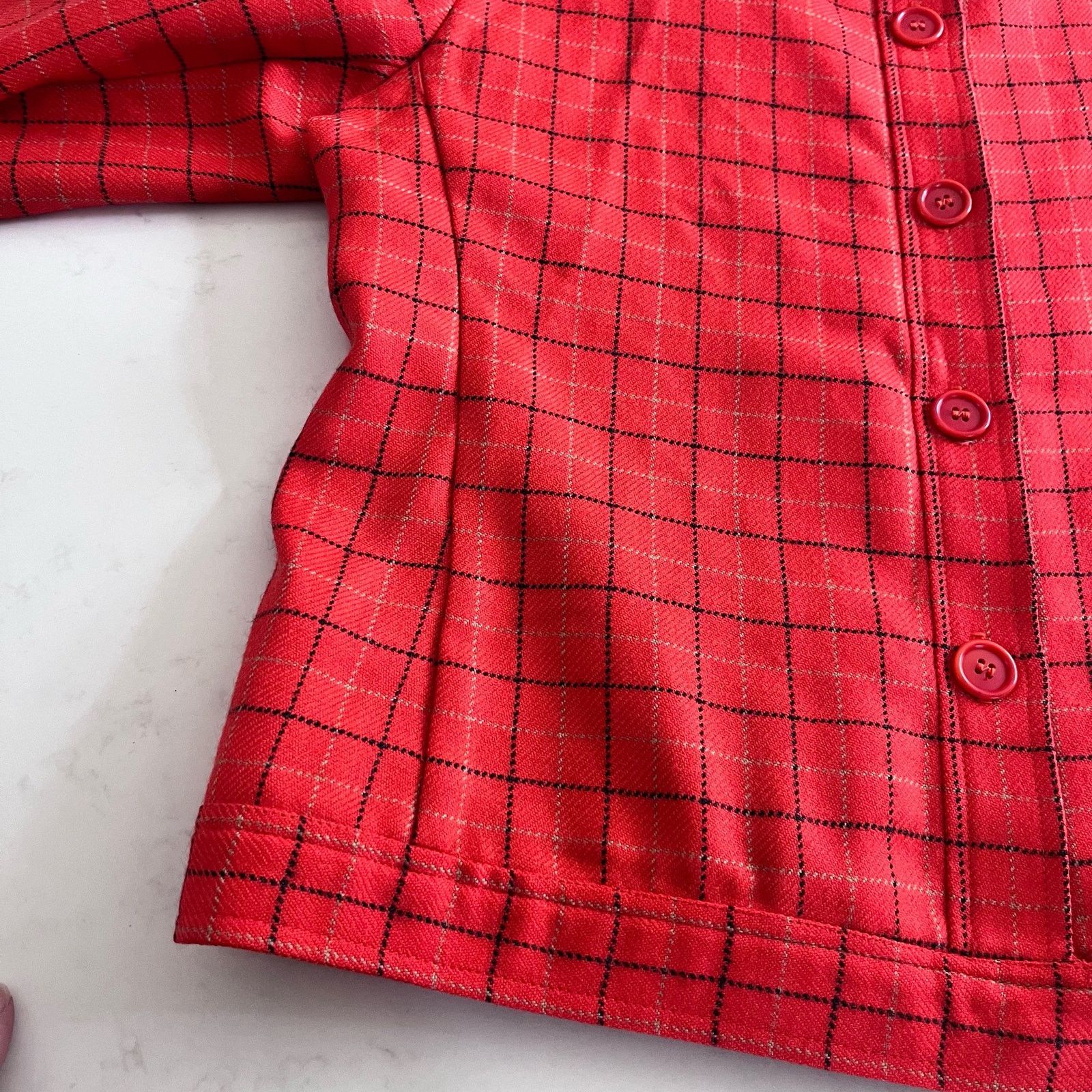 Brooks Brothers Brooks Brothers Vintage Plaid Wool Button Front Jacket Size L / US 10 / IT 46 - 6 Thumbnail
