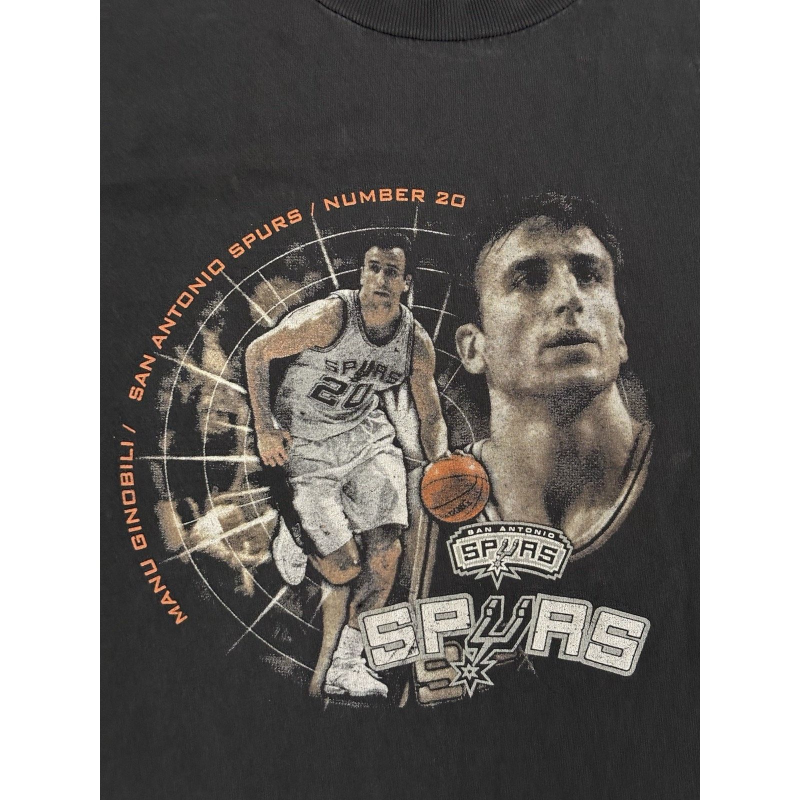 Alstyle Vintage 90s San Antonio Spurs Manu Ginobili Rare Long Sleeve Size US XL / EU 56 / 4 - 3 Thumbnail