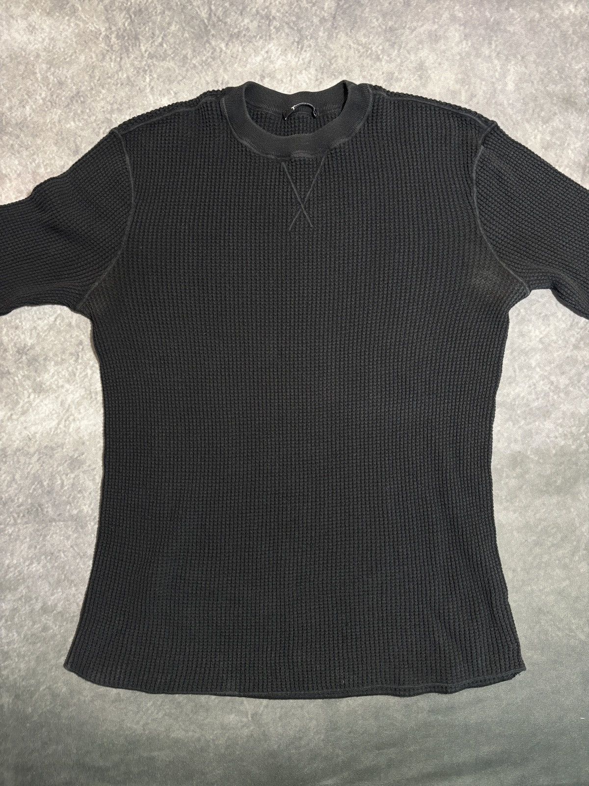 Alexander Wang Alexander Wang Thermal Longsleeve Waffle Knit Shirt Small OS Size US L / EU 52-54 / 3 - 5 Thumbnail