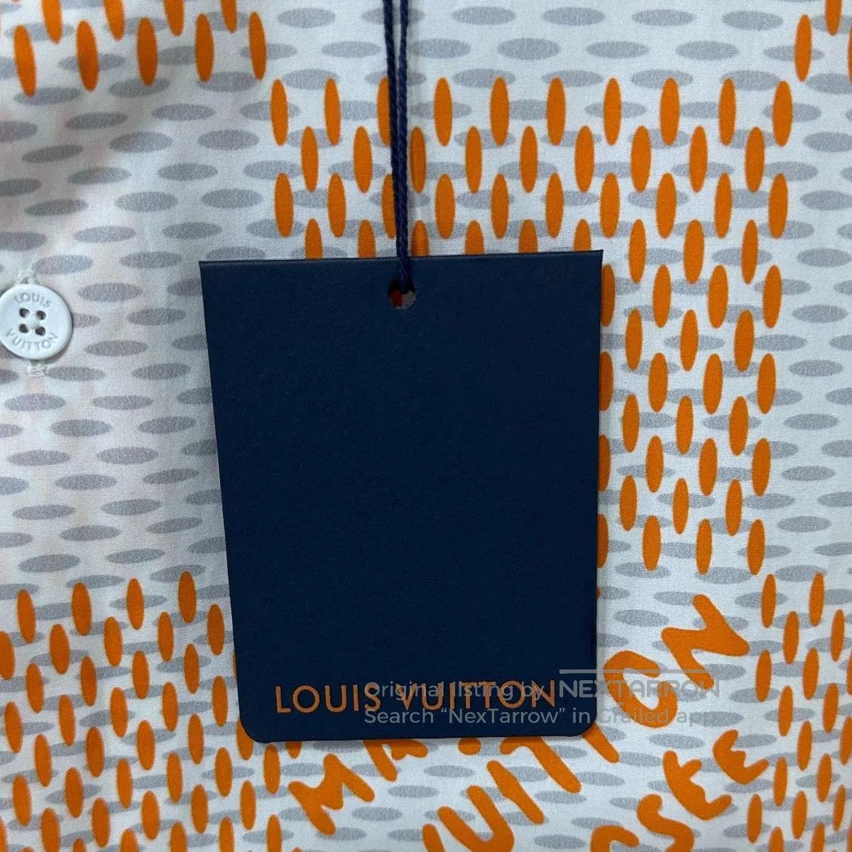 Louis Vuitton louis vuitton orange checkered short sleeve shirt. Size US L / EU 52-54 / 3 - 5 Thumbnail