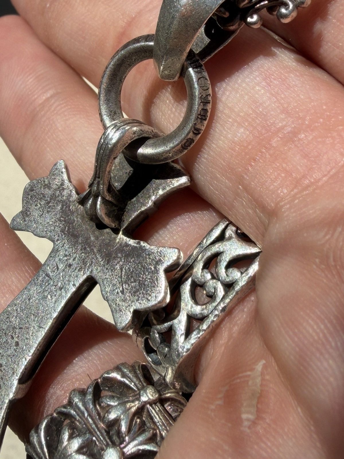 Chrome Hearts Chrome Hearts double cross pendant with Bale Size ONE SIZE - 8 Thumbnail