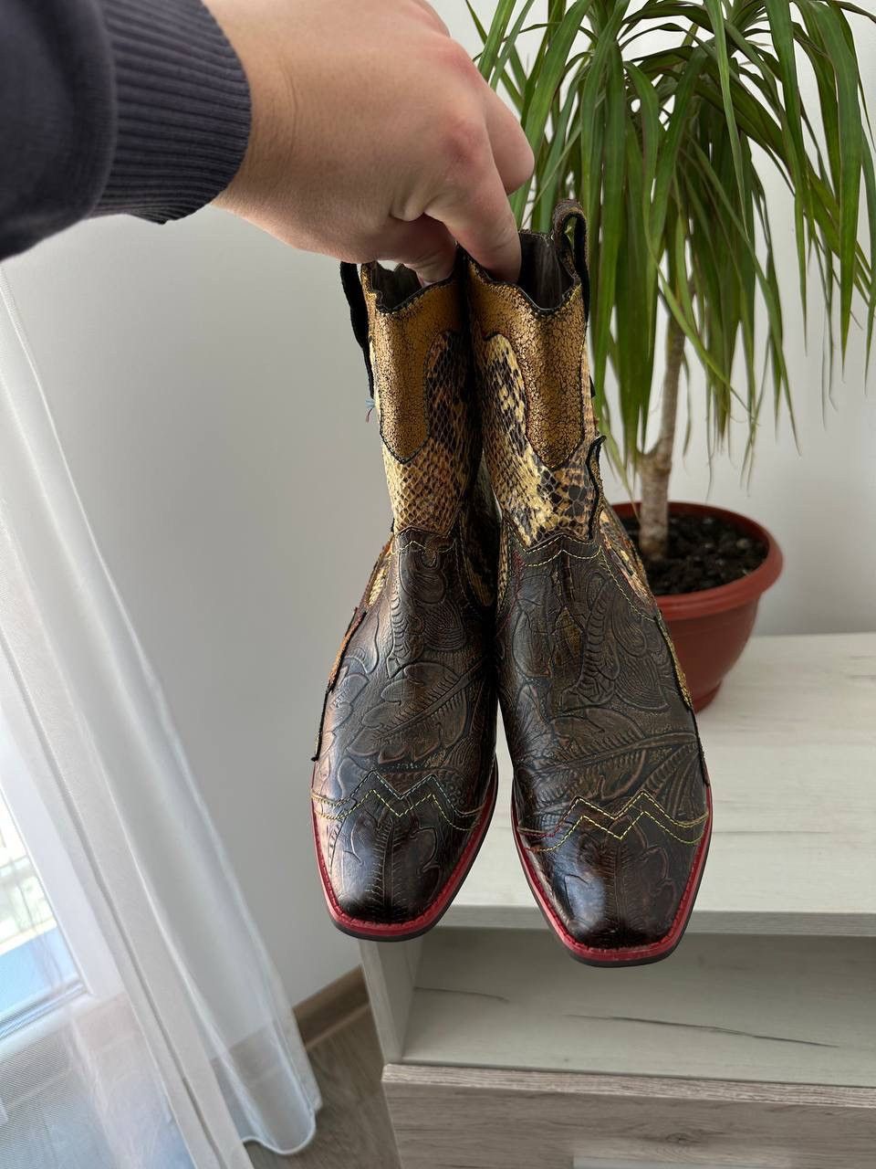 Japanese Brand × Vintage Vintage Japanese Laura Vita Cowboy Boots Size US 9 / IT 39 - 13 Thumbnail