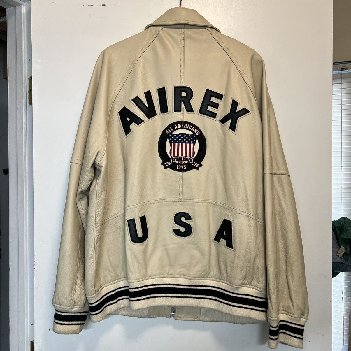 Avirex Avirex Icon USA Beige Jacket Size US XXL / EU 58 / 5 - 2 Thumbnail