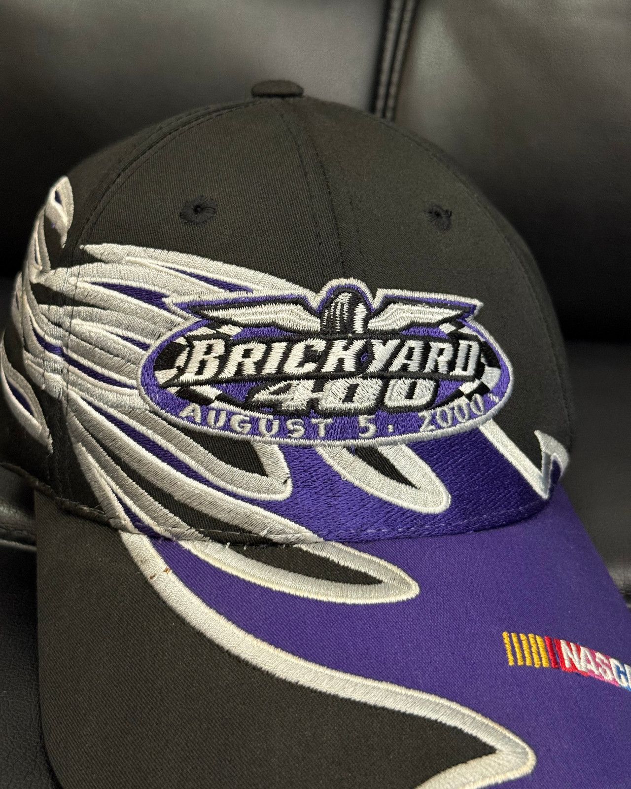 NASCAR Vintage 2000 NASCAR Brickyard 400 Strap Back Cap Hat Size ONE SIZE - 4 Thumbnail