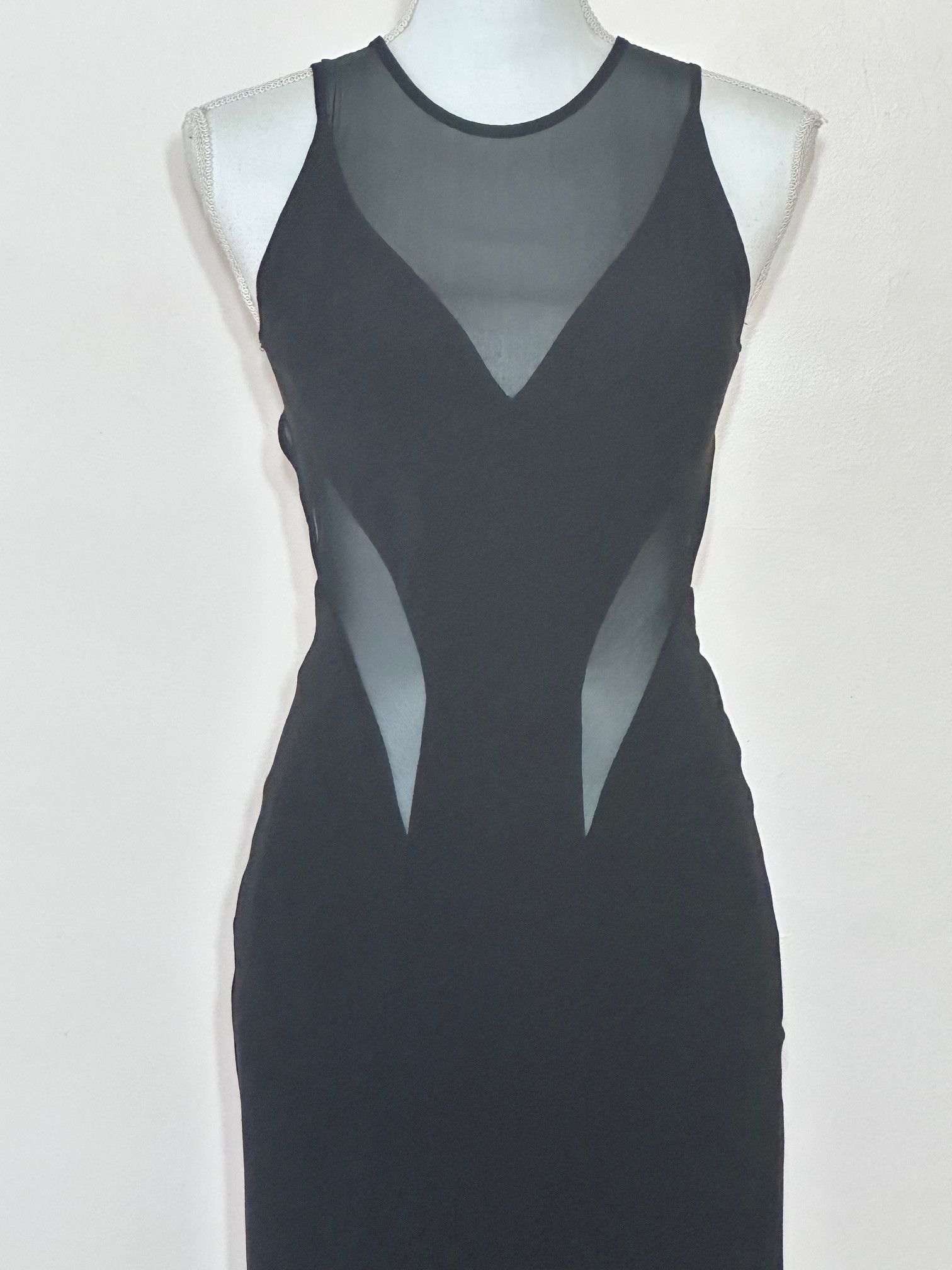 Vintage Betsy And Adam Satuesque Bias Form Fitting Gown Size XS / US 0-2 / IT 36-38 - 3 Thumbnail