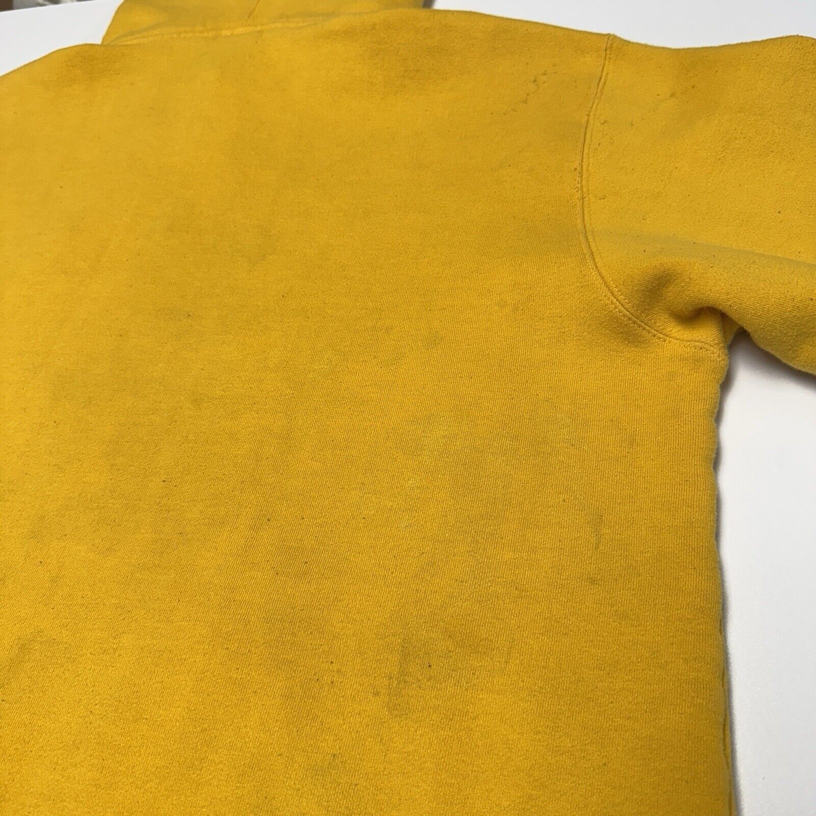 Stussy Stussy Blank Hoodie Mens Large Yellow Y2K Skate Sweatshirt B Size US L / EU 52-54 / 3 - 12 Thumbnail