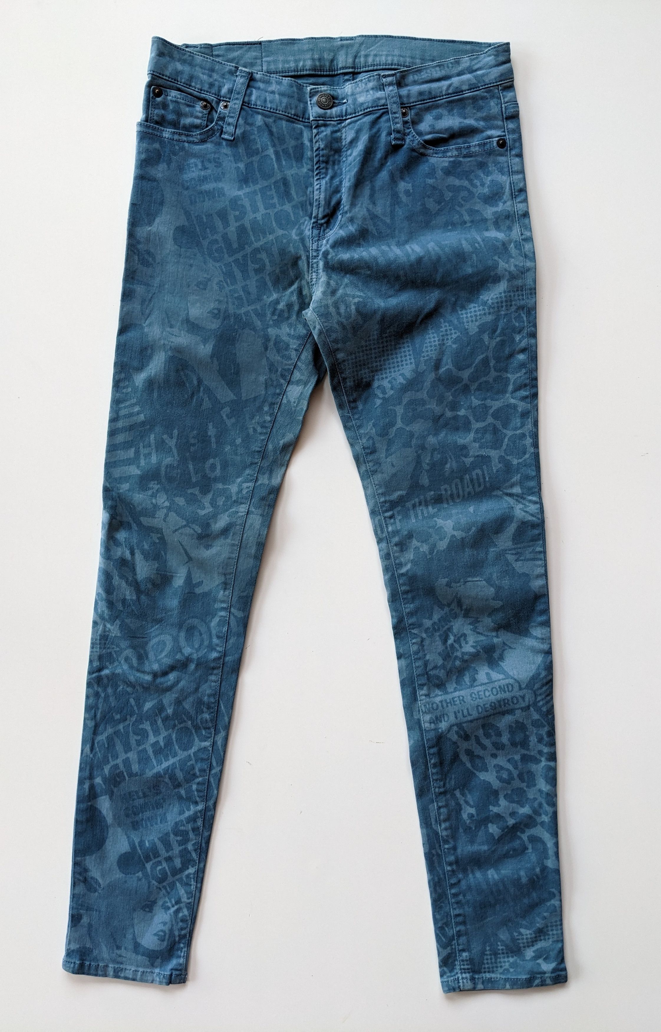 Hysteric Glamour Hysteric Glamour kinky AOP jeans Size 28" / US 6 / IT 42 - 2 Thumbnail