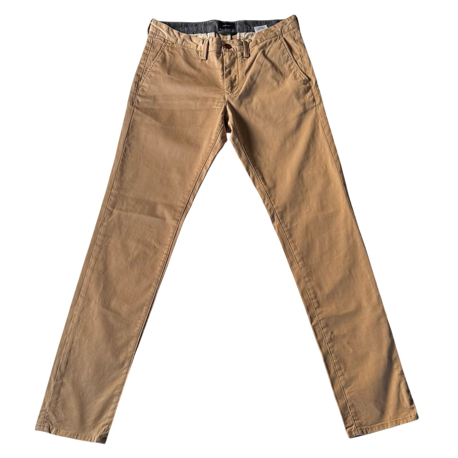 Gant GANT Beige Slim Fit Pants – W30 L34 – Like New – 98% Cotton Size US 30 / EU 46 - 1 Thumbnail