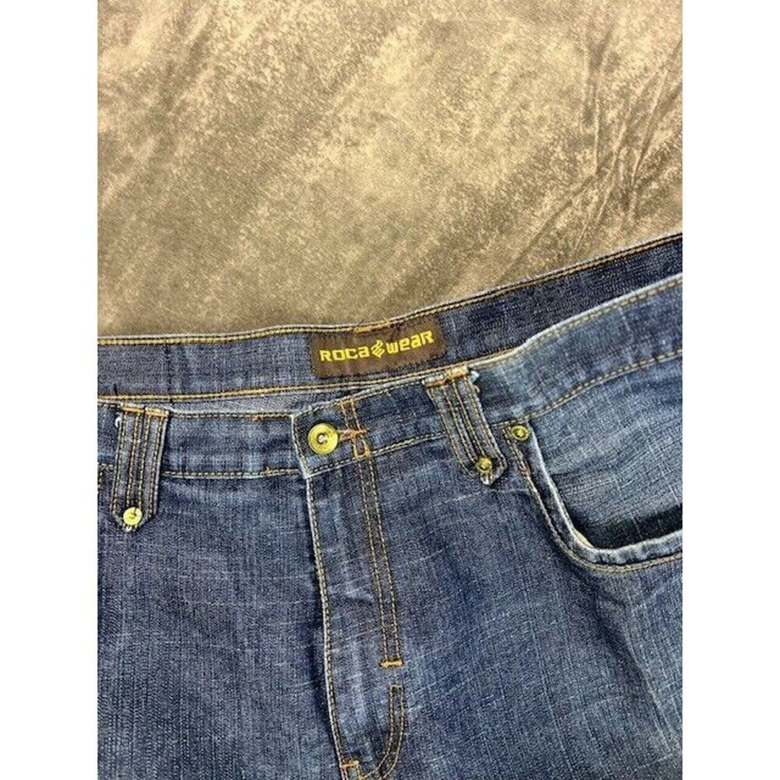 Rocawear ROCAWEAR JEANS SIZE 42 W. Dark Blue Denim Regular Fit Size US 42 / EU 58 - 3 Thumbnail