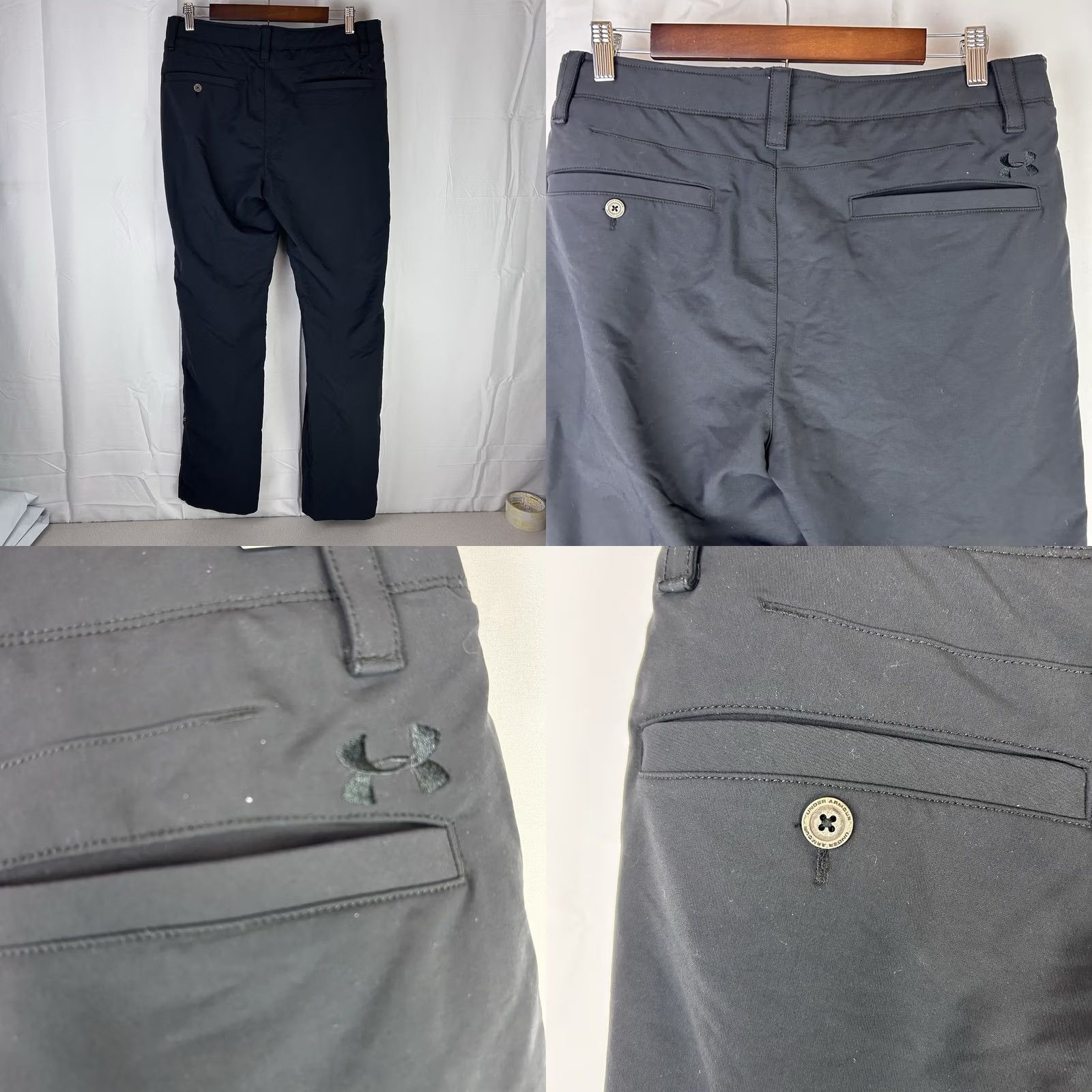 Under Armour Under Armour Dress Pants Black 34x32 Stretch Match Play Golf Mens Pants Size US 34 / EU 50 - 8 Thumbnail